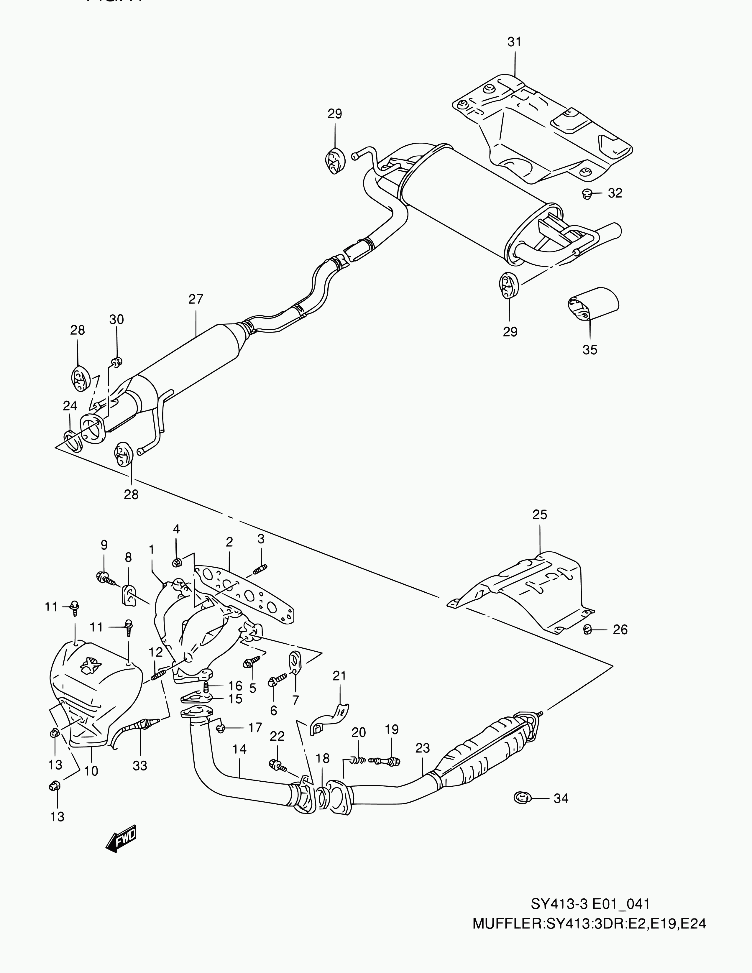 Suzuki 18213-60G00 - Lambdaszonda parts5.com