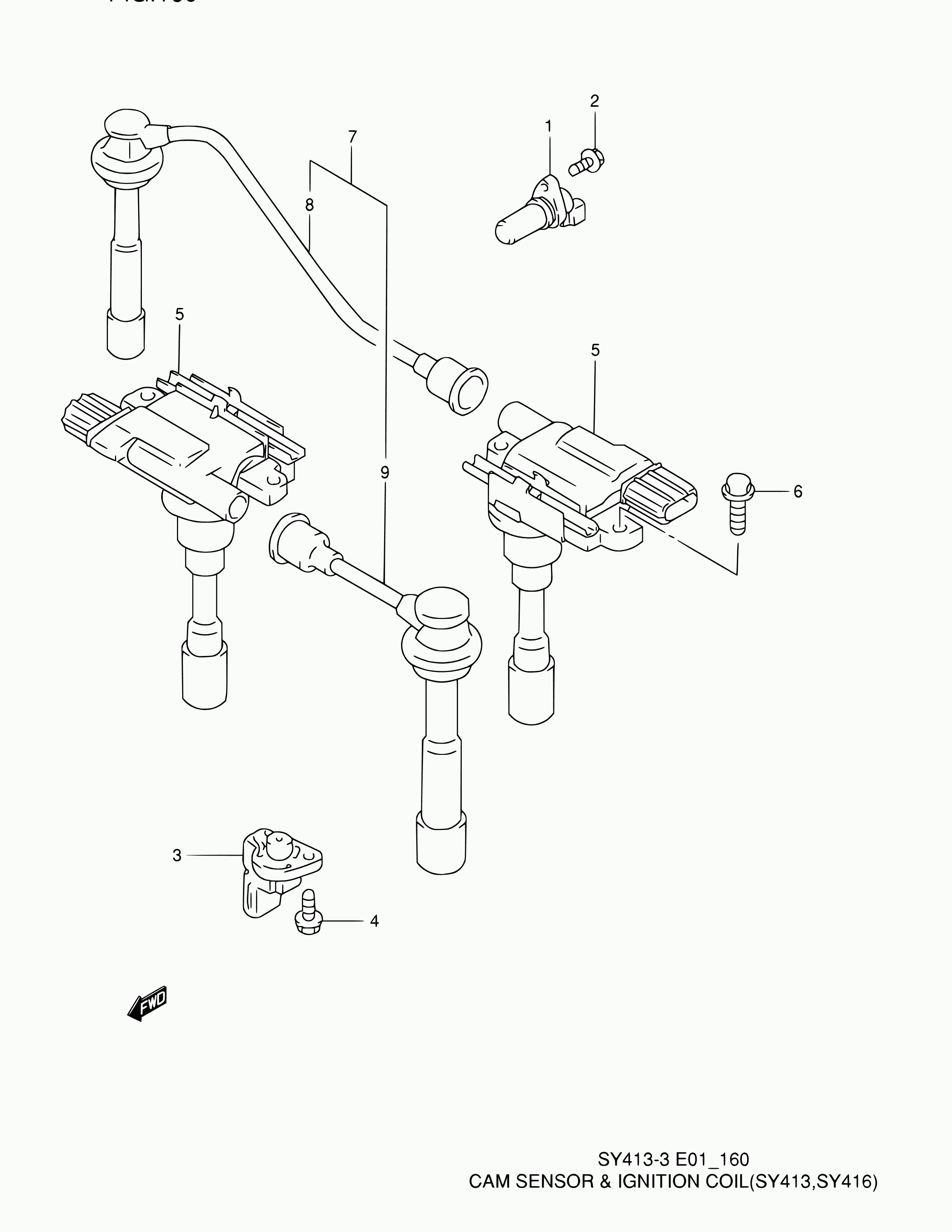 Suzuki 33705-66D00 - Set cablaj aprinder parts5.com