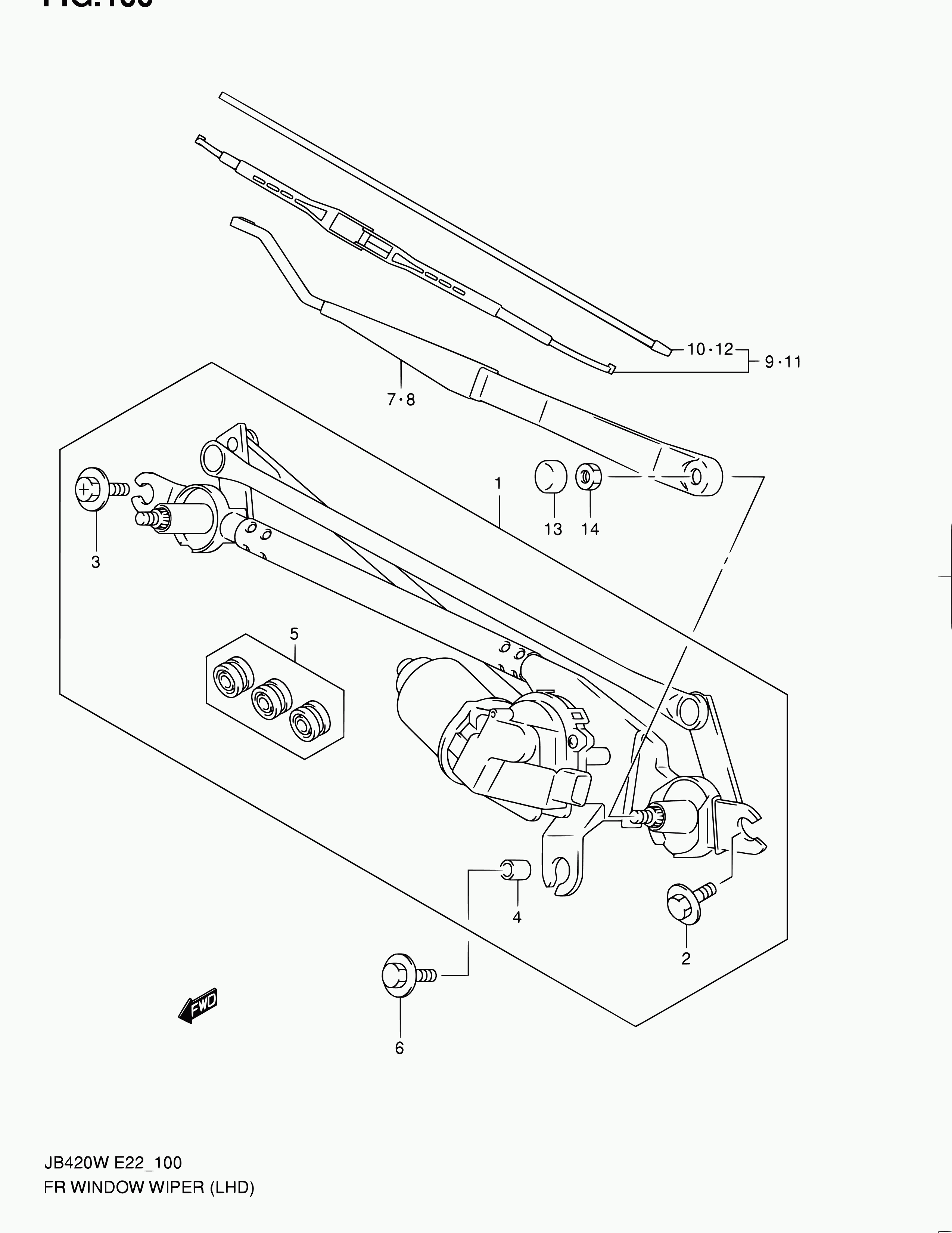 Suzuki 38340-65J01 - Silecek süpürgesi parts5.com