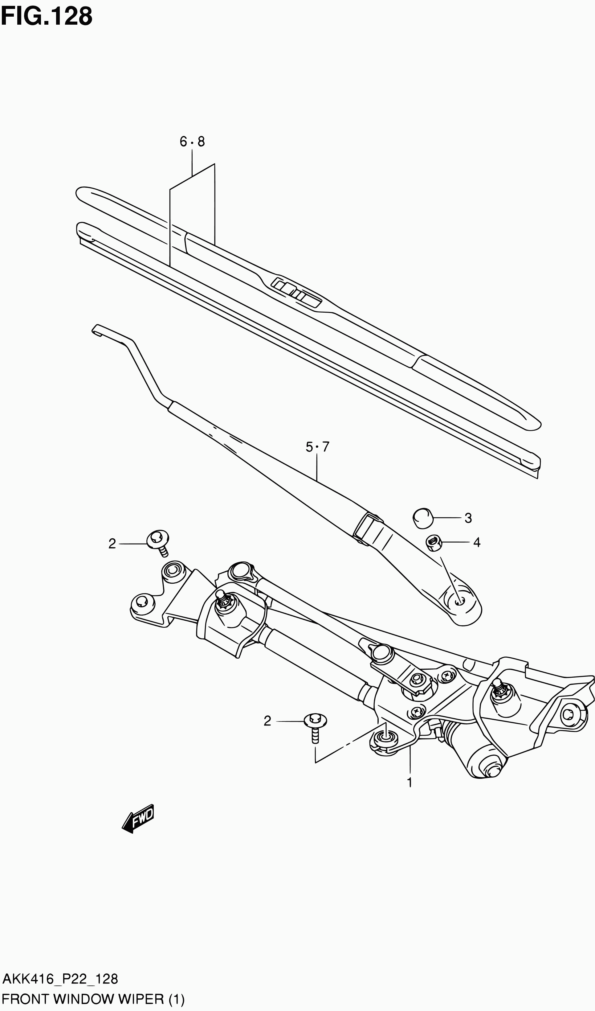 Suzuki 38340-61M30 - Limpiaparabrisas parts5.com