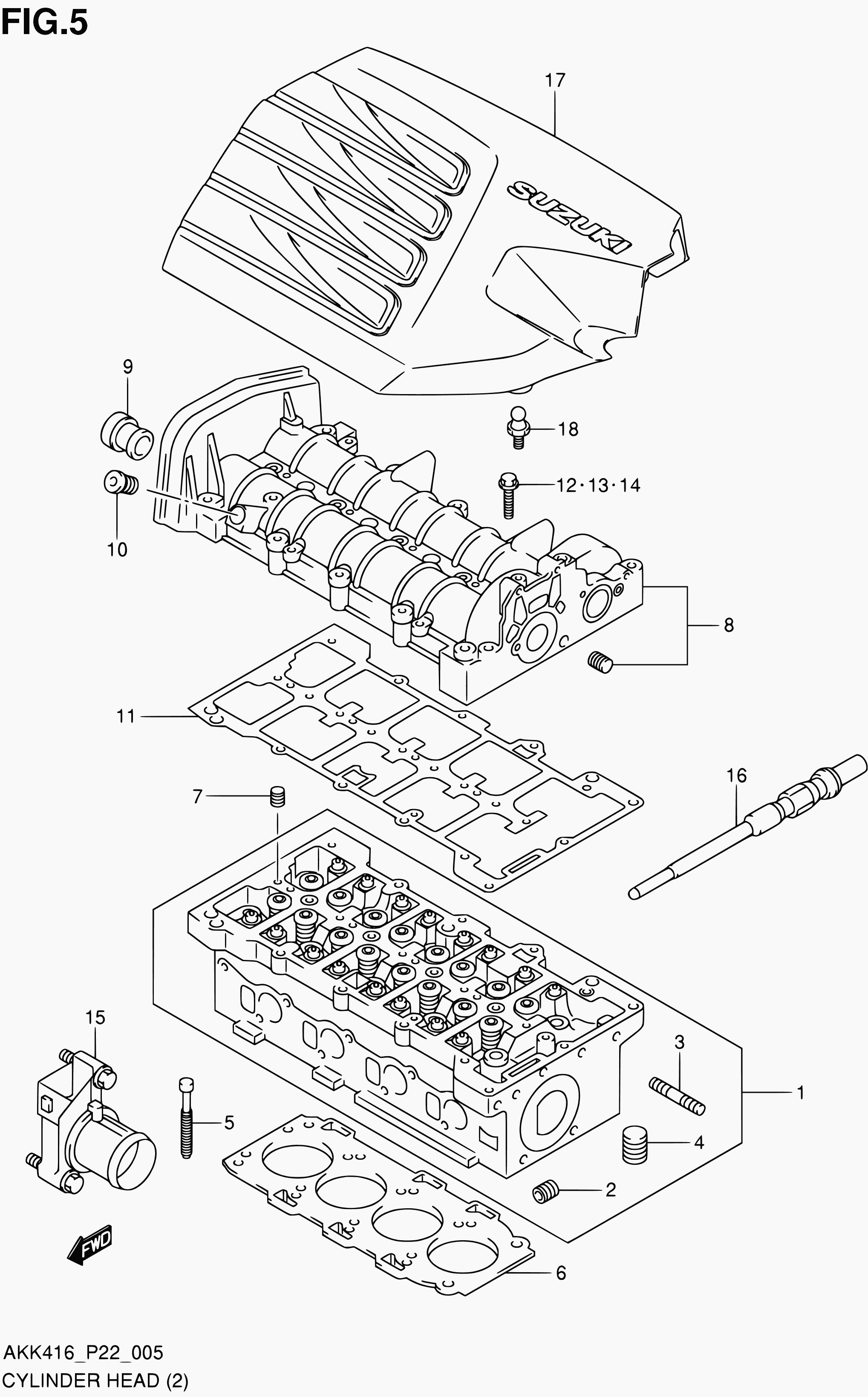 Suzuki 18550-79J81 - Bougie de préchauffage parts5.com