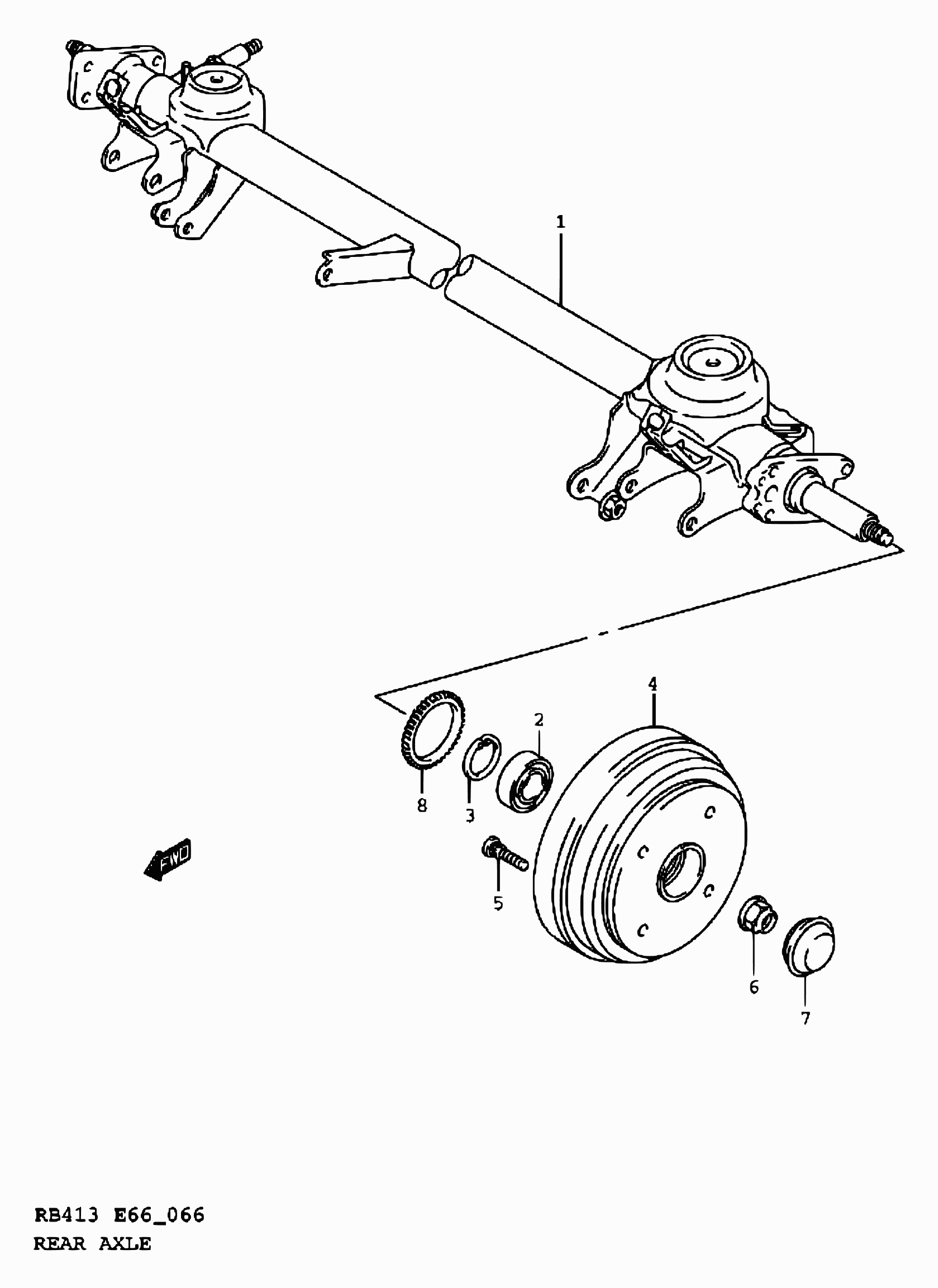 Suzuki 08331-41526 - Wheel hub, bearing Kit parts5.com