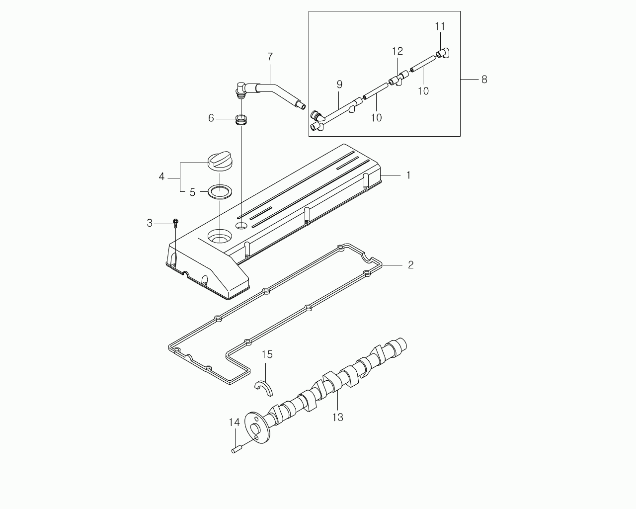 Mercedes-Benz 601 016 06 21 - Tömítés, szelepfedél parts5.com