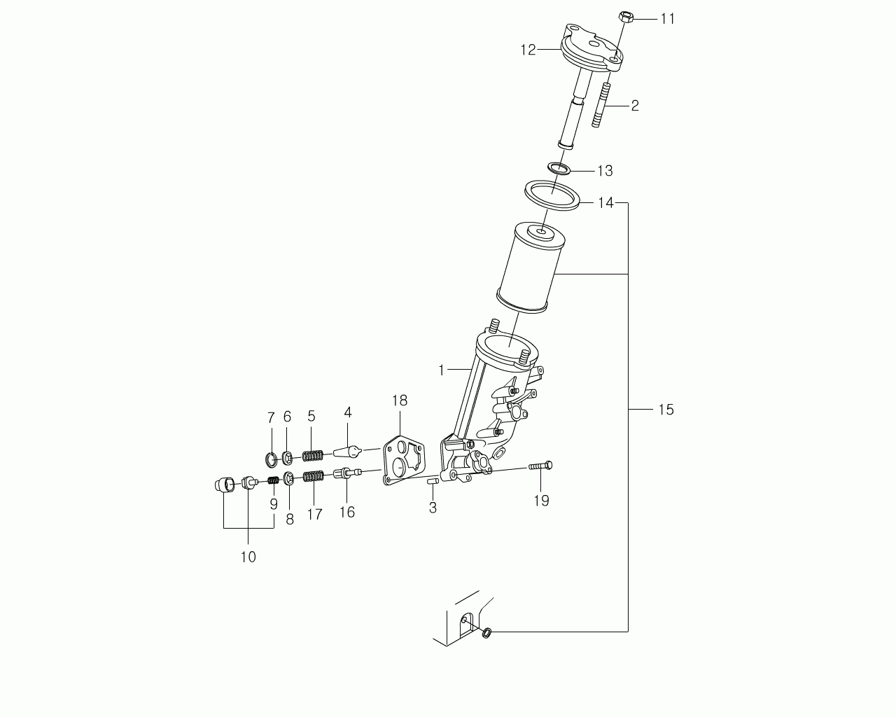 Ssangyong 6611803009 - Filtru ulei parts5.com