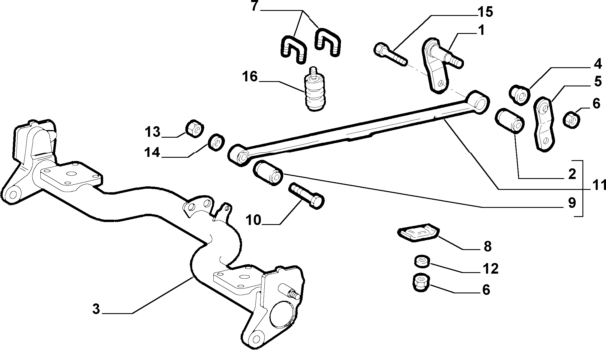 FIAT 46473041 - Bush, leaf spring parts5.com