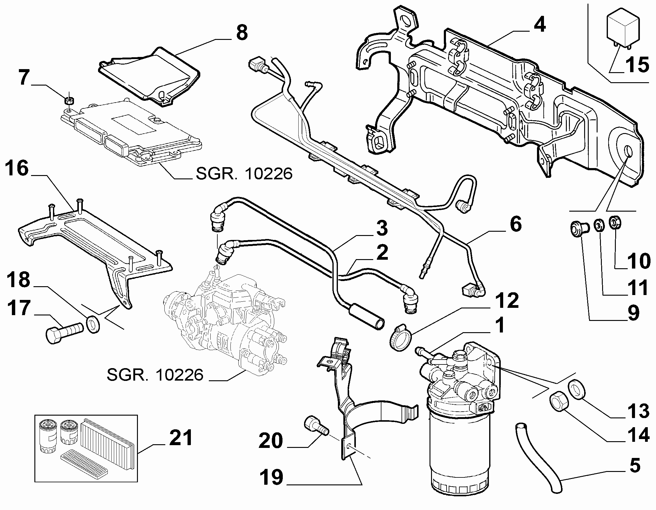 FIAT 51773591 - Filtru combustibil parts5.com