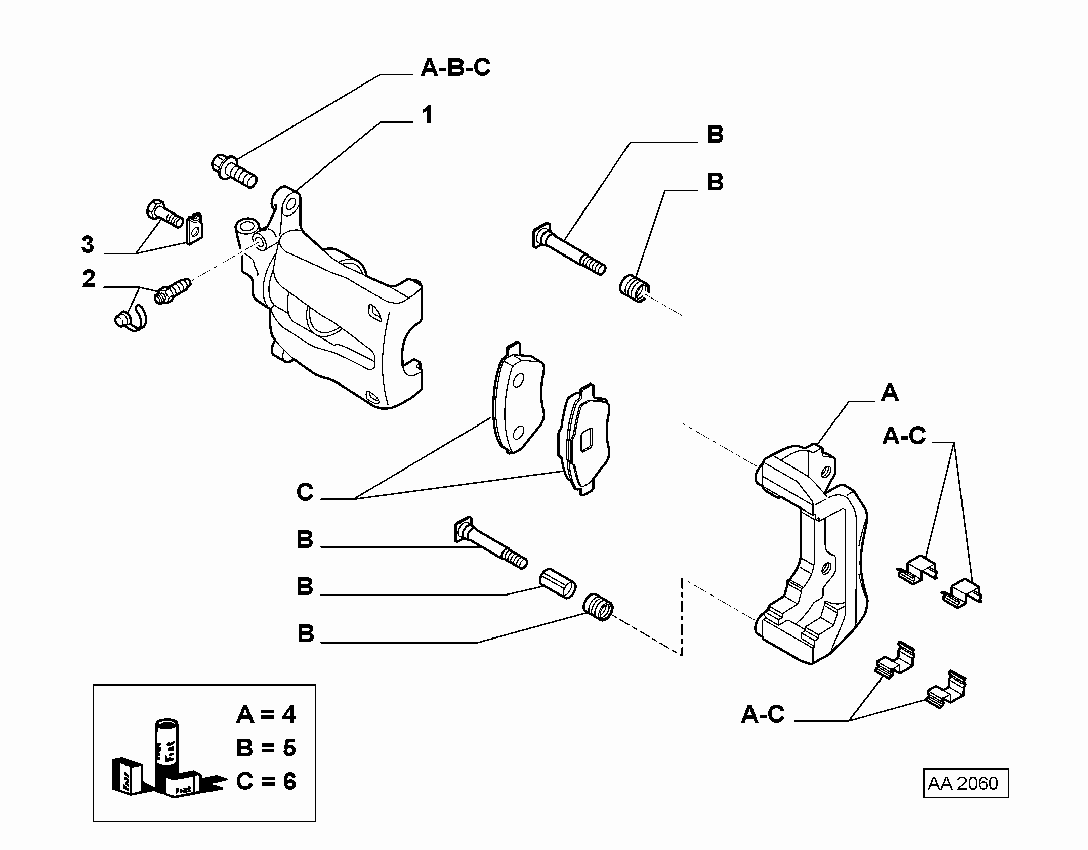 Abarth 77365554 - Pinza de freno parts5.com