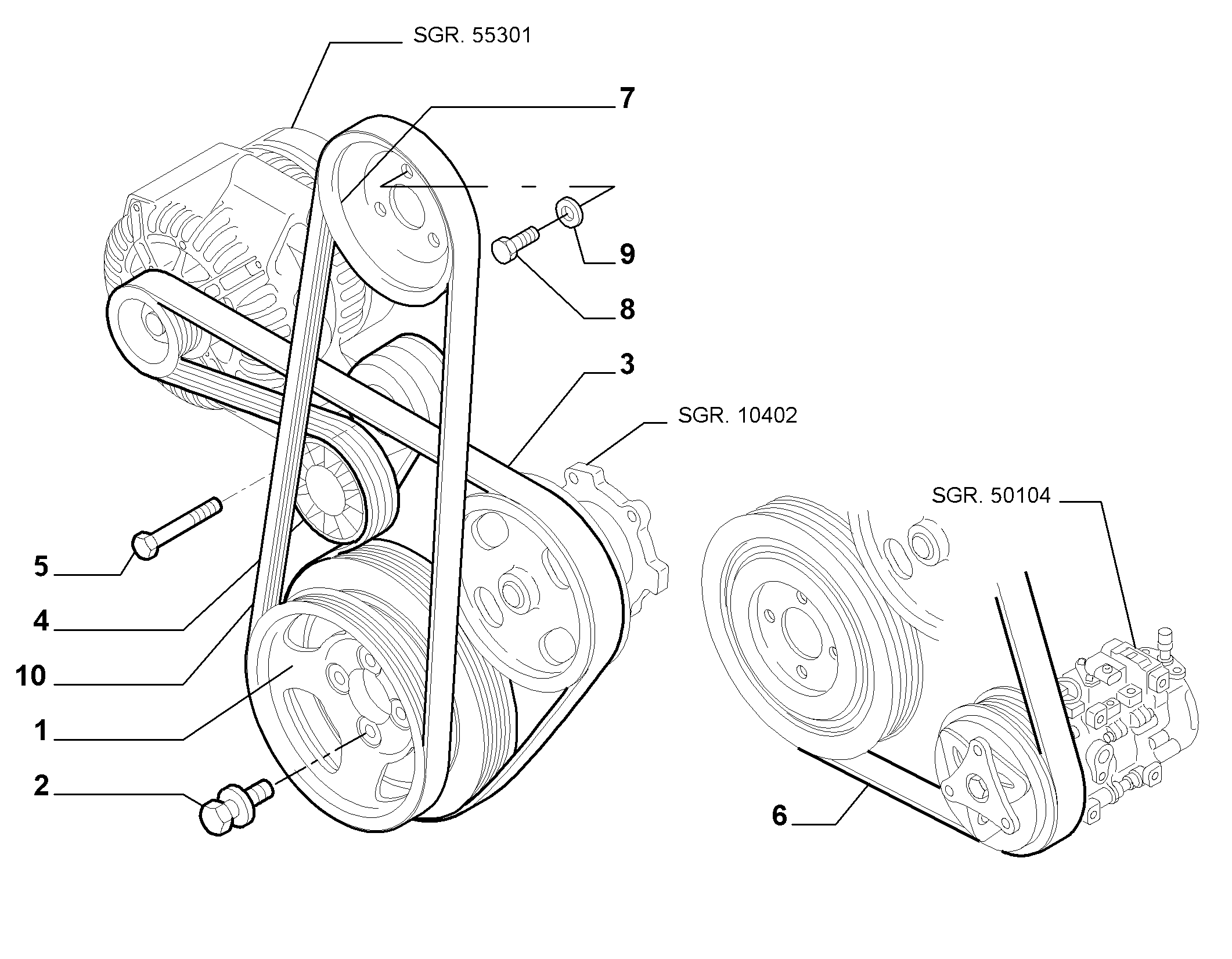 FIAT 46820063 - Moniurahihna parts5.com