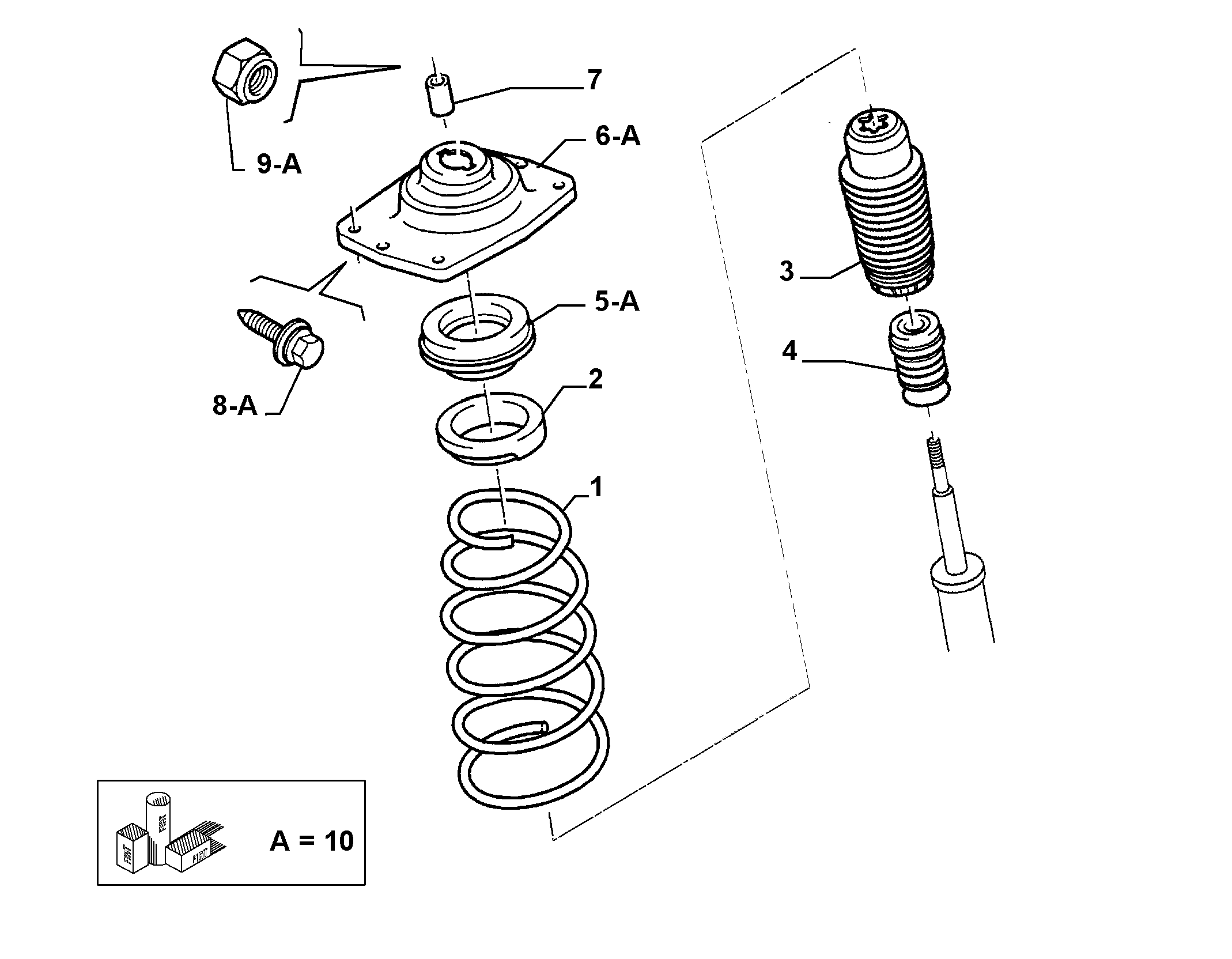 FIAT 9683913780 - NUT parts5.com