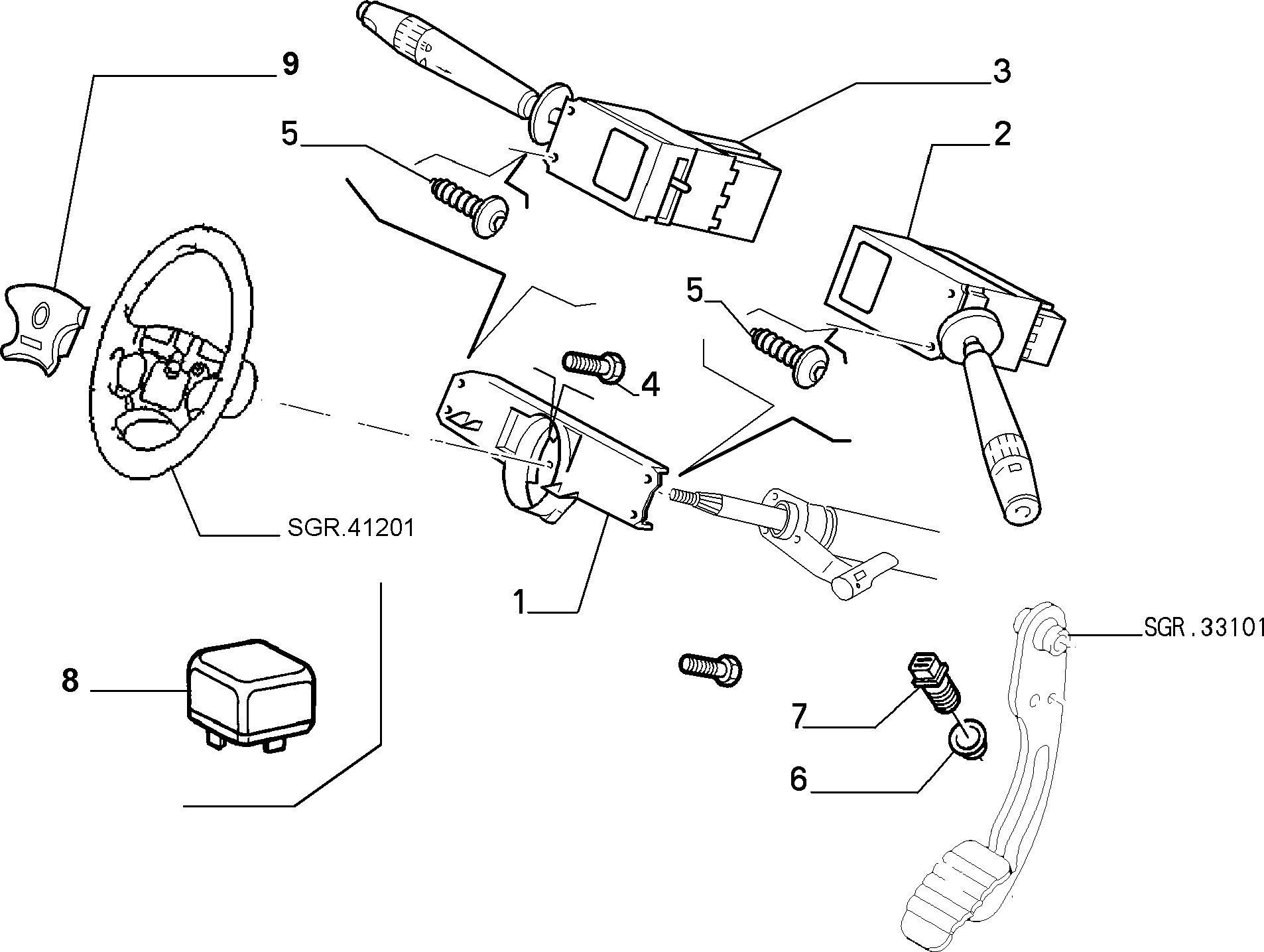 FERRARI 965 3868 380 - Prekidač za stop-svetlo parts5.com