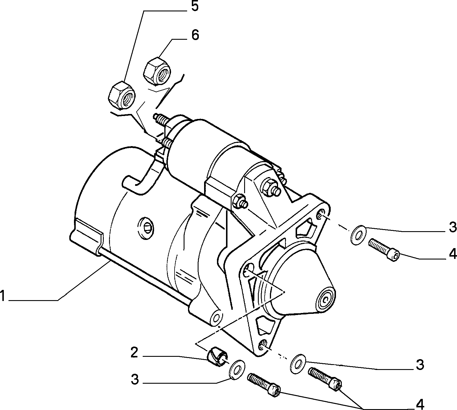 Lancia 9625382680 - Motor de arranque parts5.com