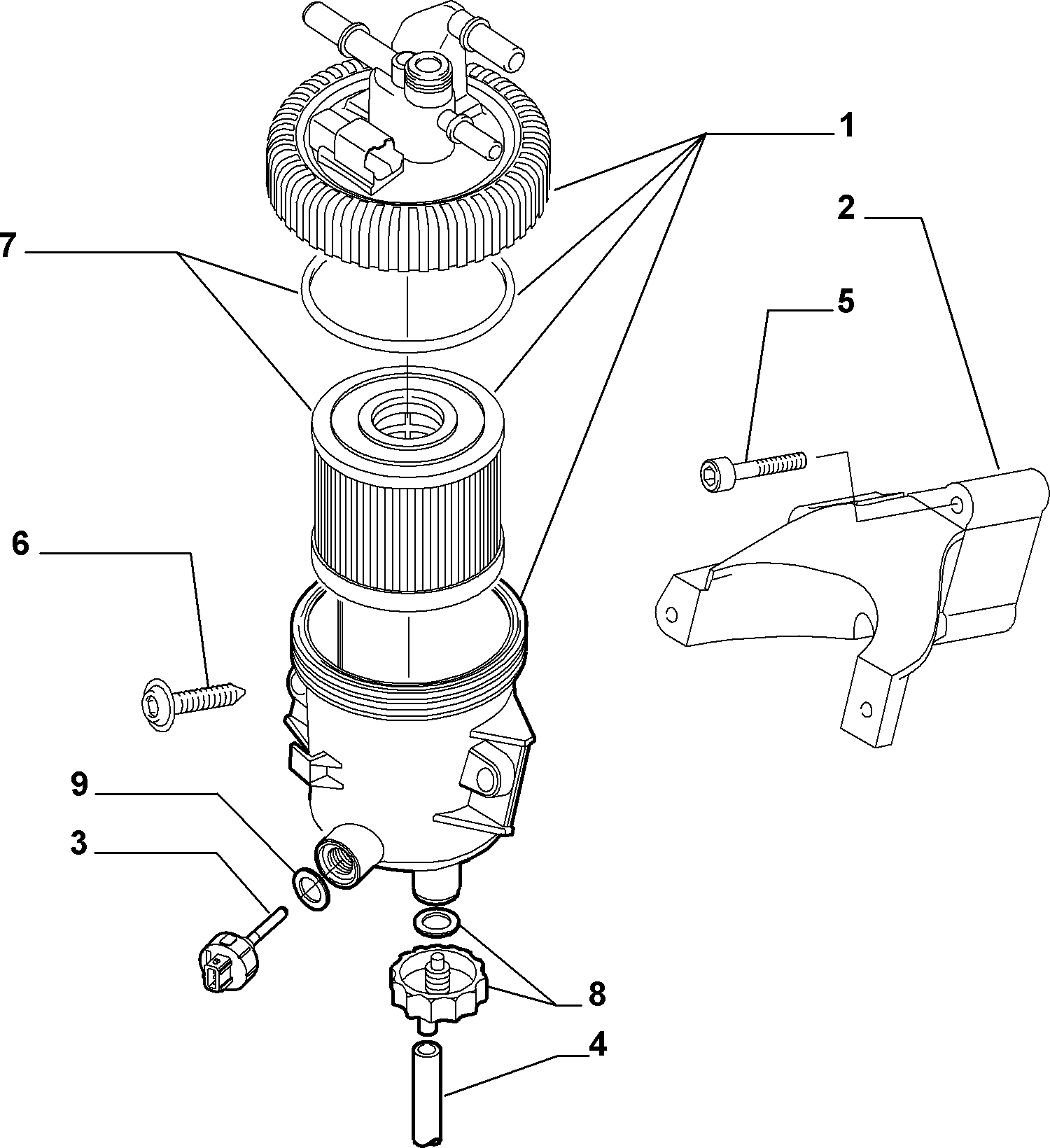 Lancia 9401906768 - Filtru combustibil parts5.com