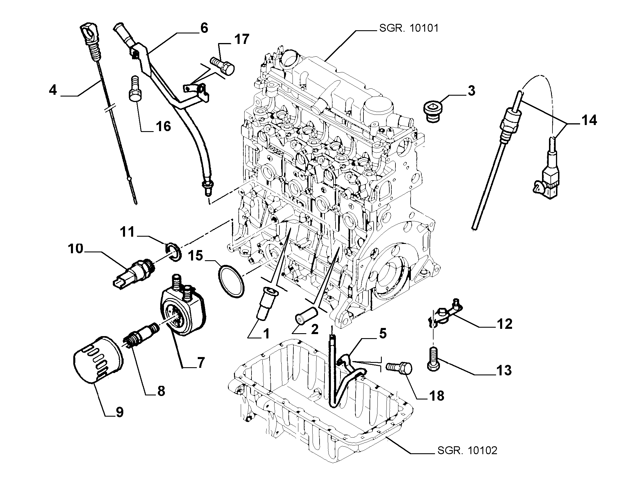 Lancia 71753741 - Olajszűrő parts5.com