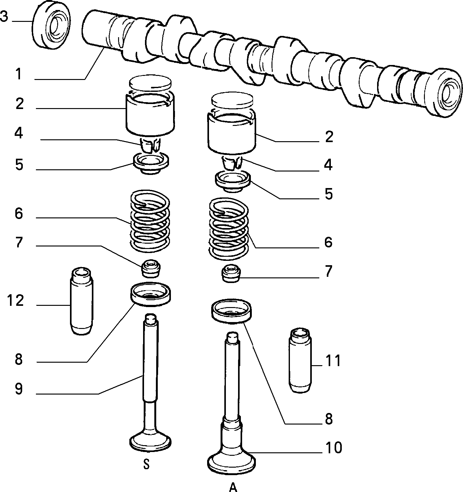 Lancia 46440885 - Dichtring, Ventilschaft parts5.com