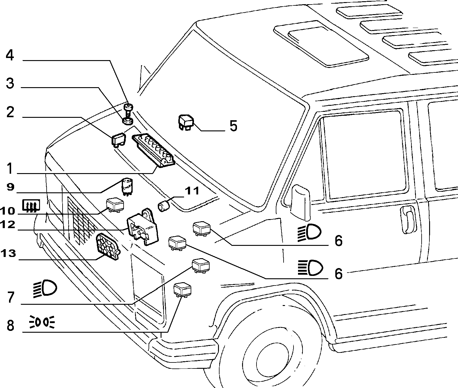 FIAT 7595406 - Centrale clignotante parts5.com