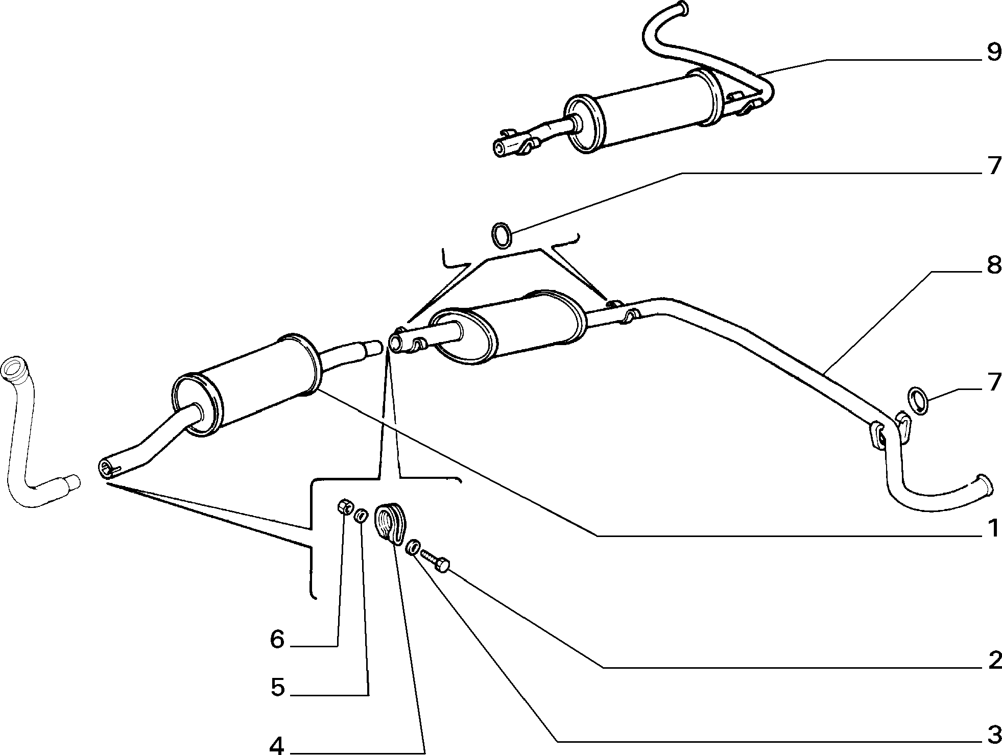 Abarth 4437668 - Cuzinet, stabilizator parts5.com