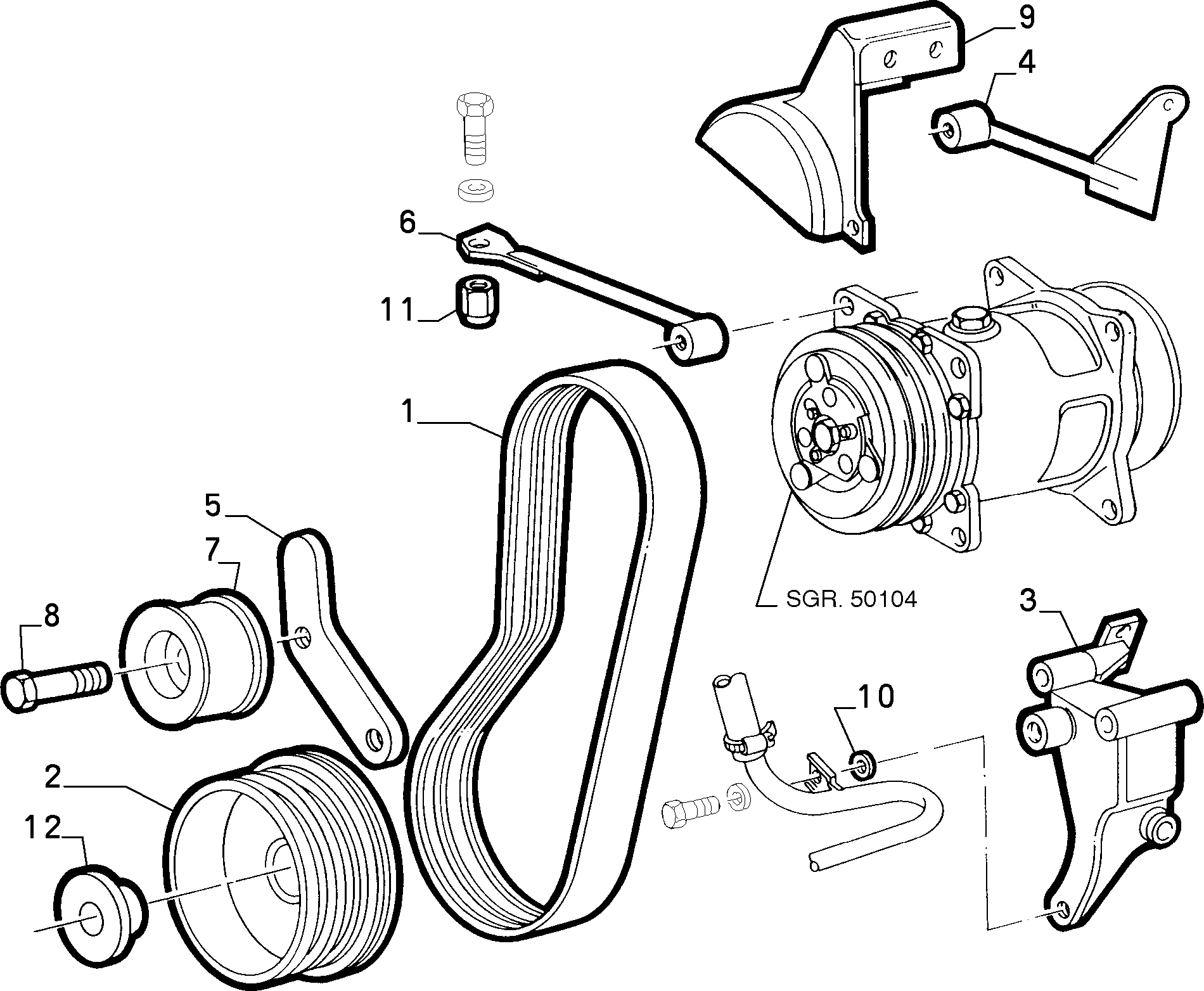 FIAT 778 9700 - Пистов ремък parts5.com