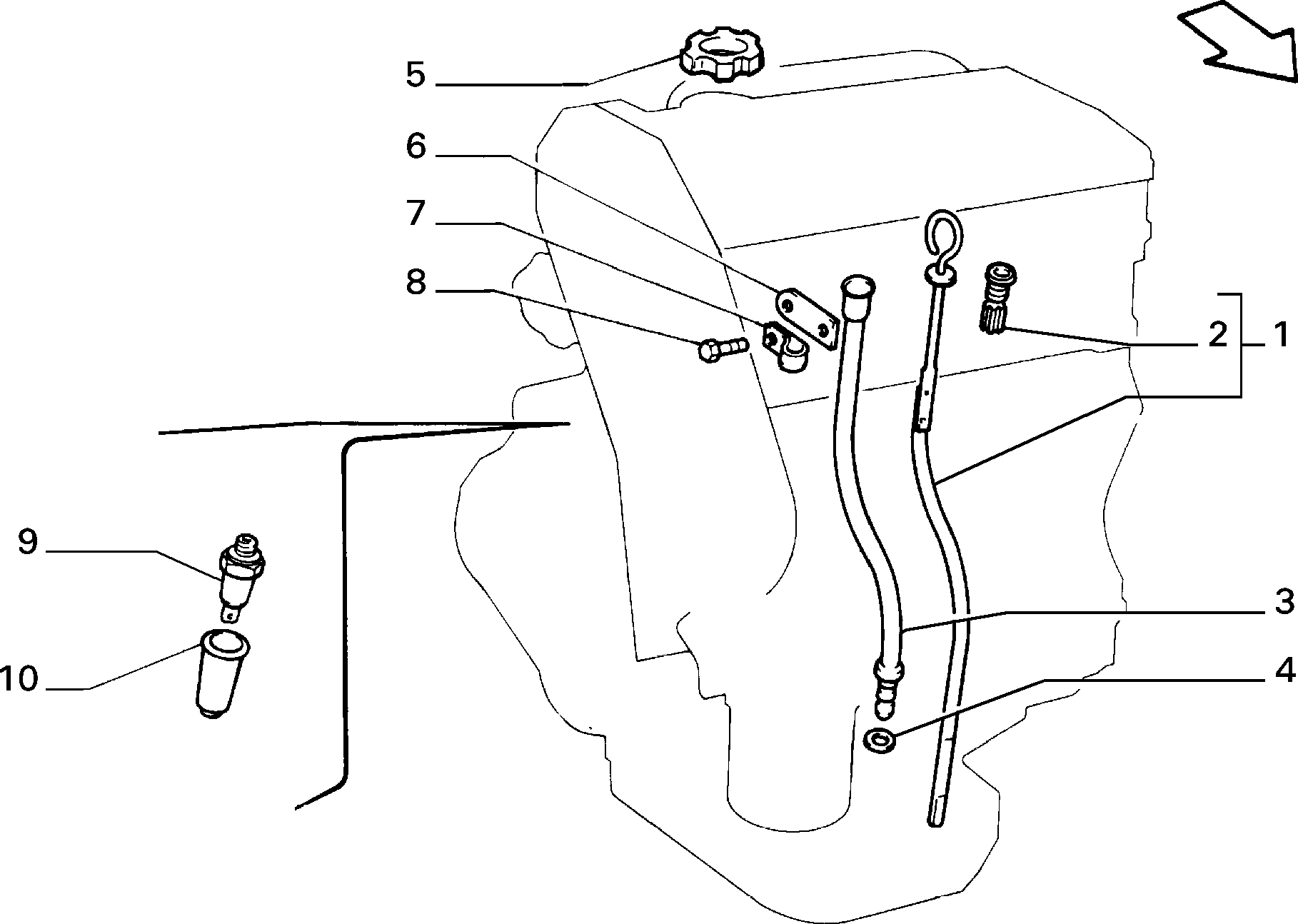 Alfa Romeo 4859914 - Snímač, tlak oleje parts5.com