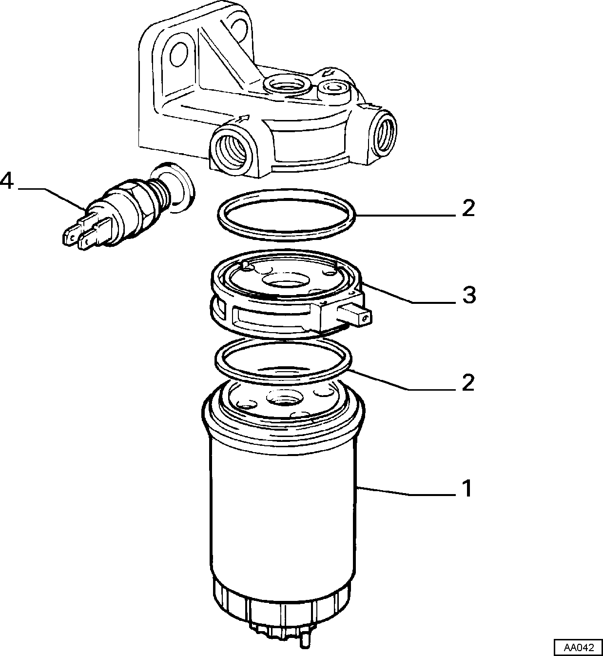 FIAT 71736116 - Palivový filtr parts5.com