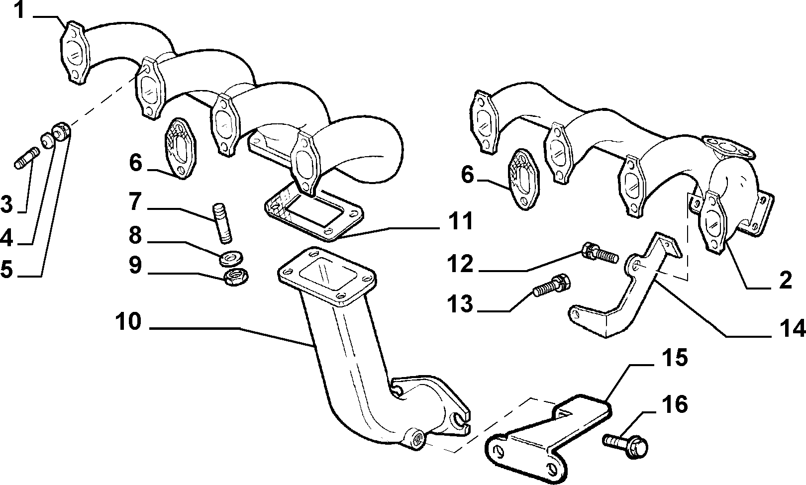 LADA 16100811 - Nut, exhaust manifold parts5.com