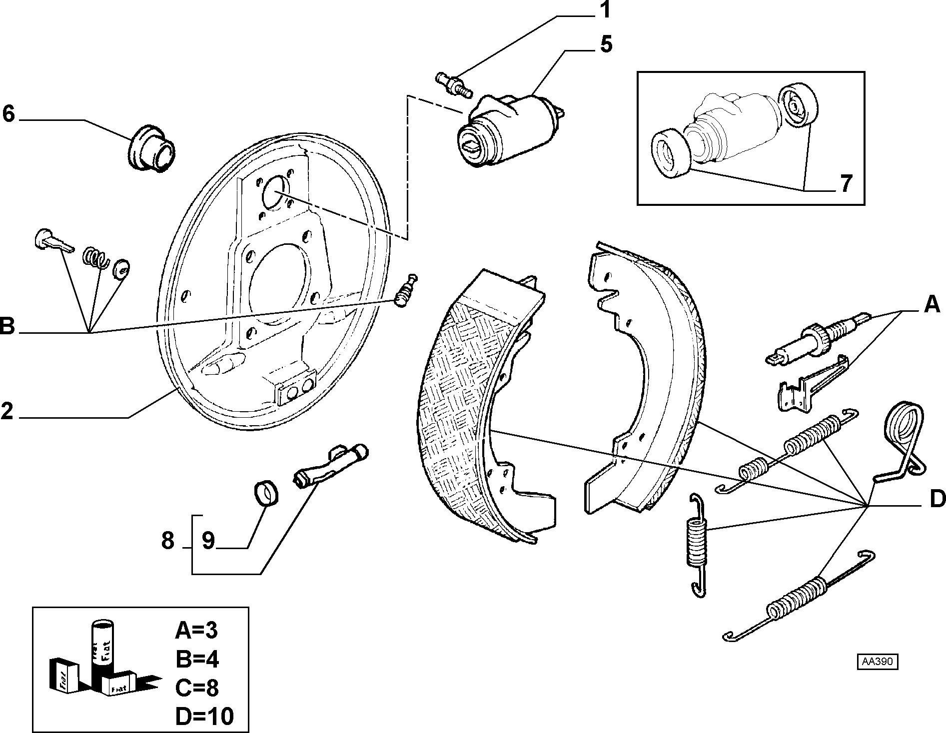 CITROËN 9945884 - Fren pabuç takımı parts5.com