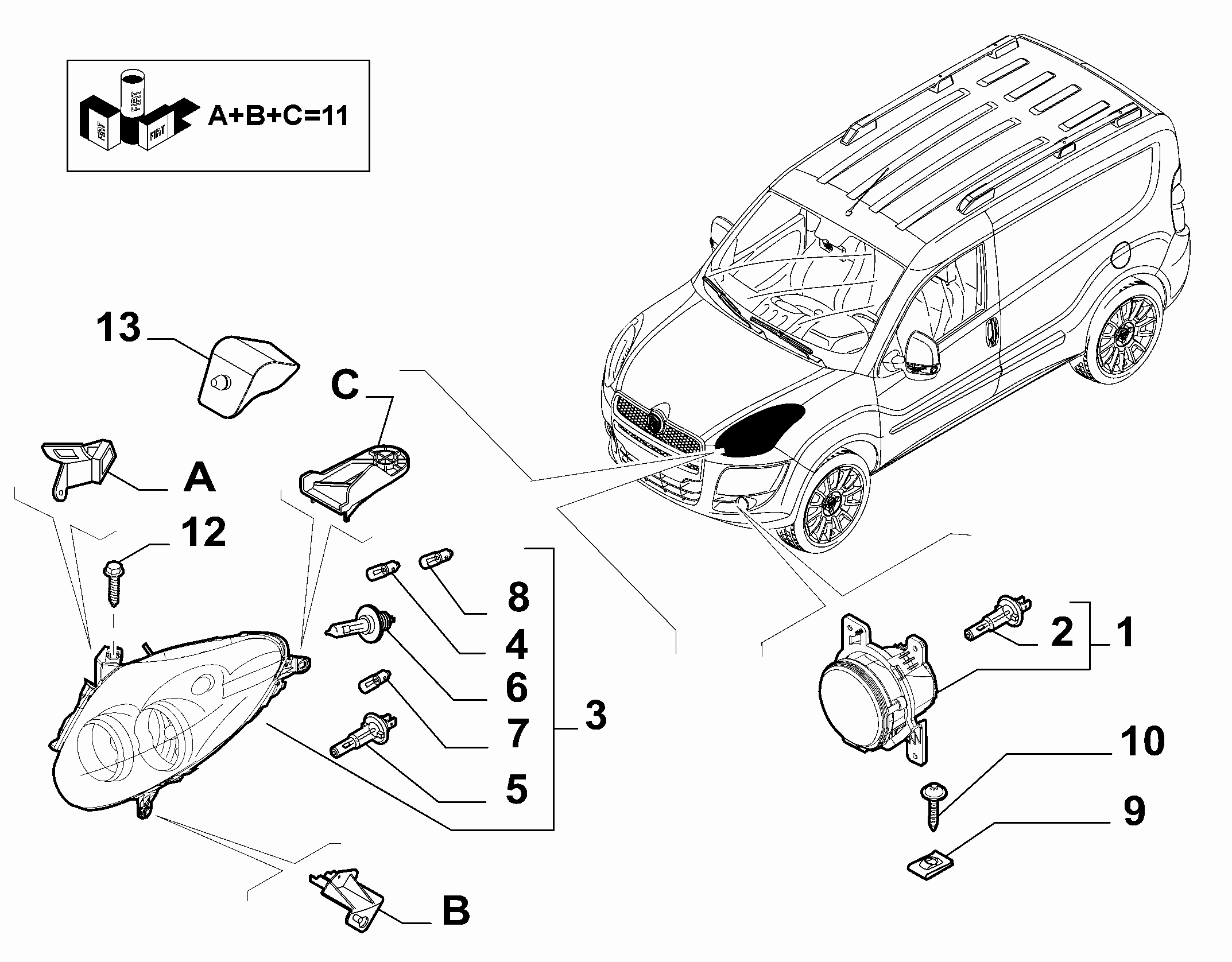 FIAT 71754494 - Bulb, indicator parts5.com