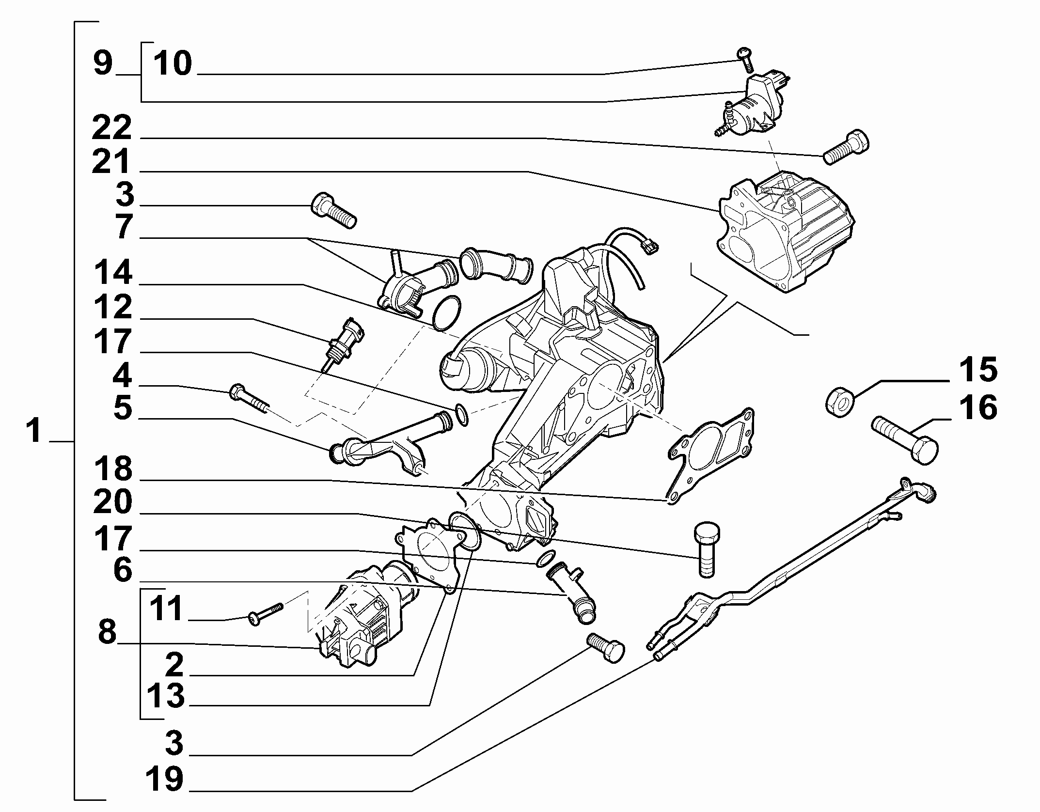 Alfa Romeo 55203964 - Soğutucu akışkan sıcaklık sensörü parts5.com