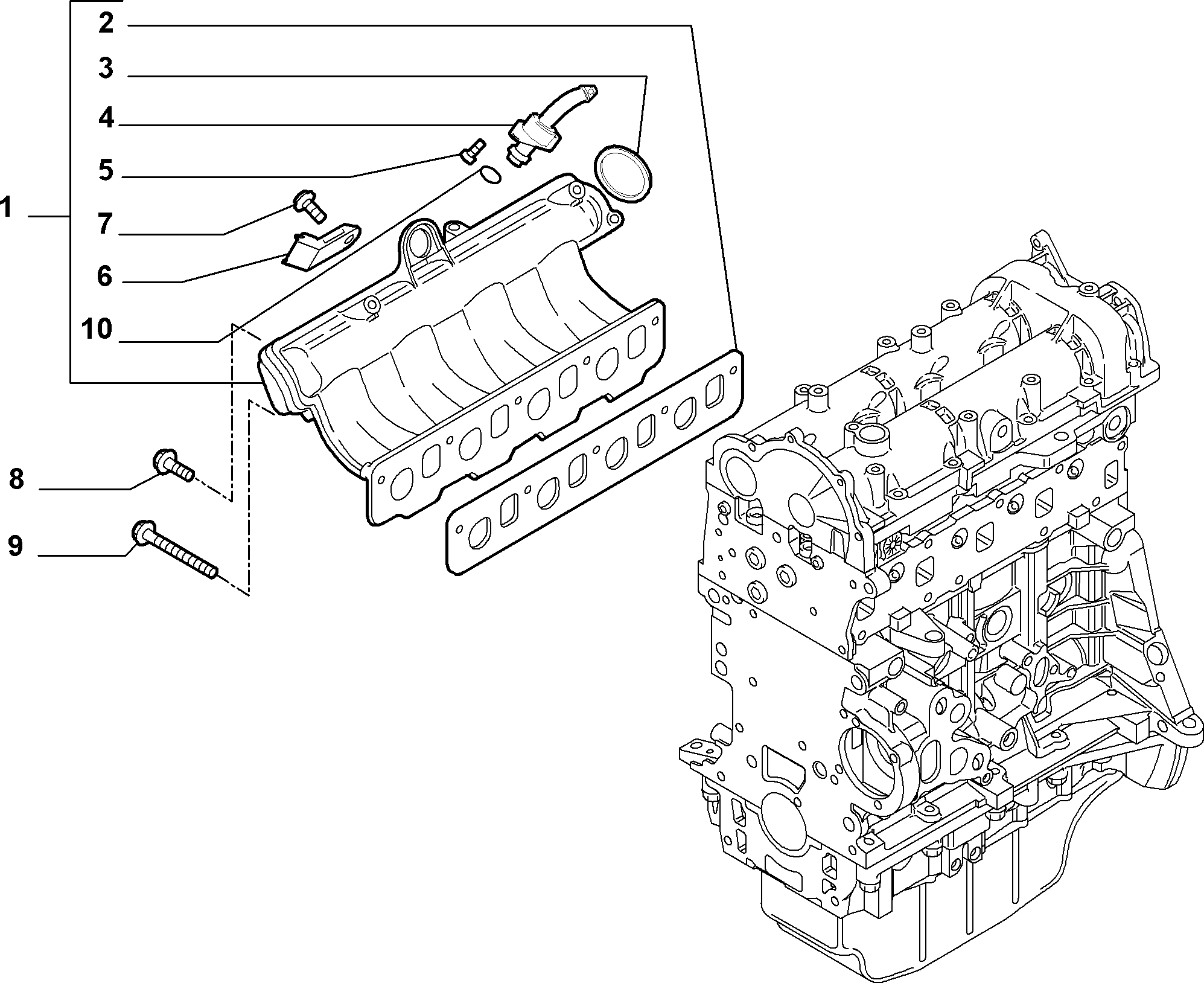 IVECO 55206796 - Sensor, Saugrohrdruck parts5.com