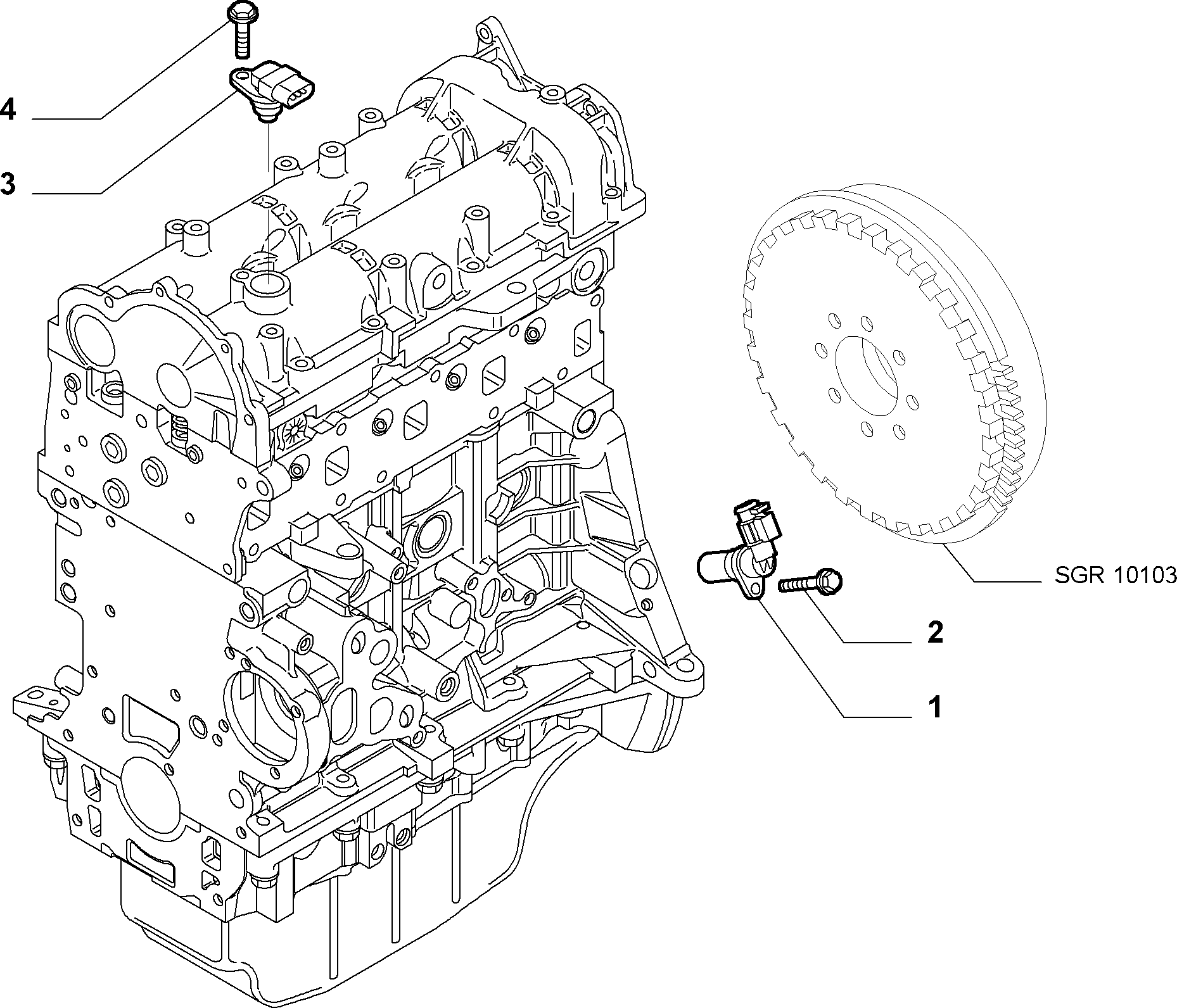 Vauxhall 55216241 - Senzor impulsuri, arbore cotit parts5.com