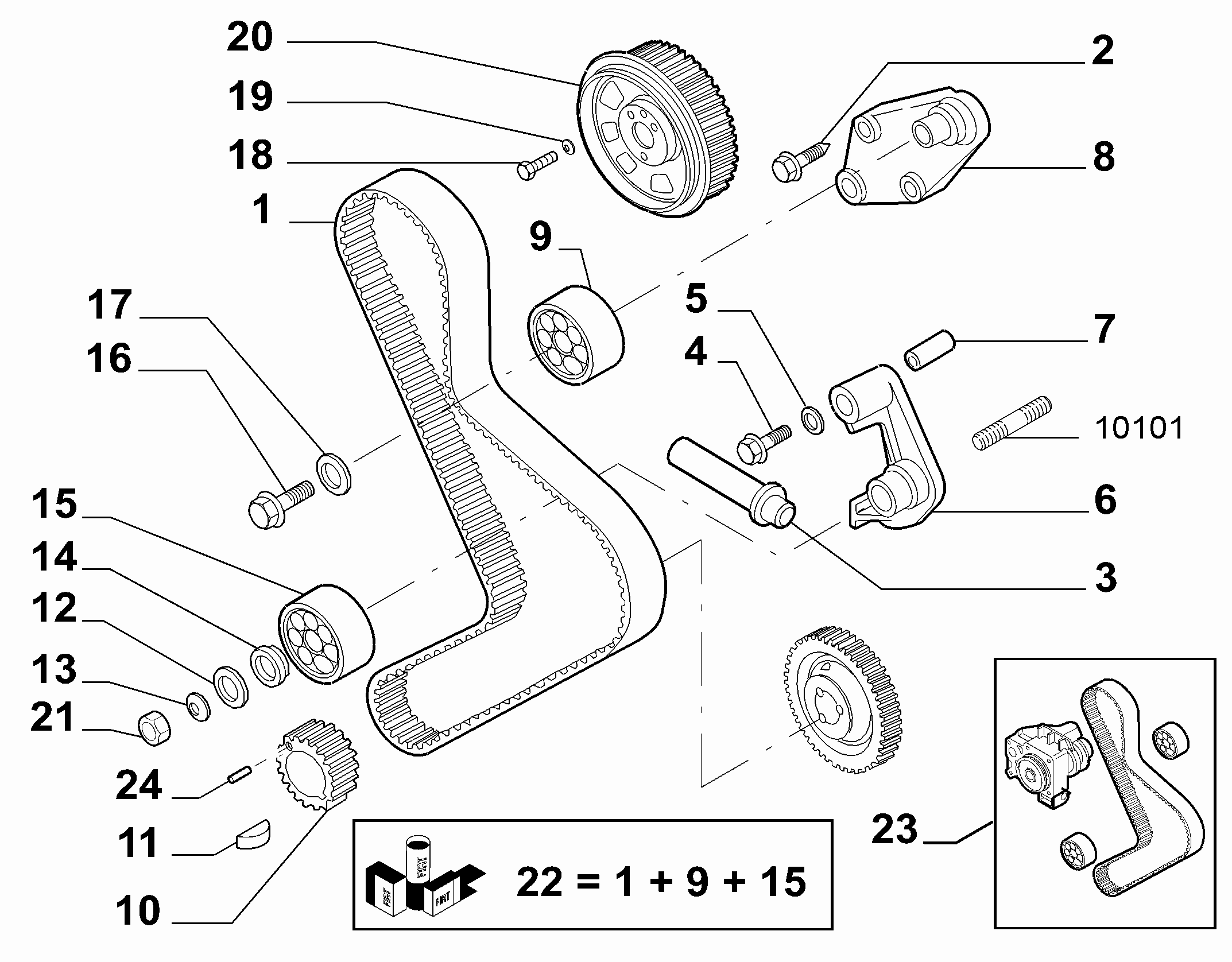 PEUGEOT 99456476 - Fogasszíj parts5.com