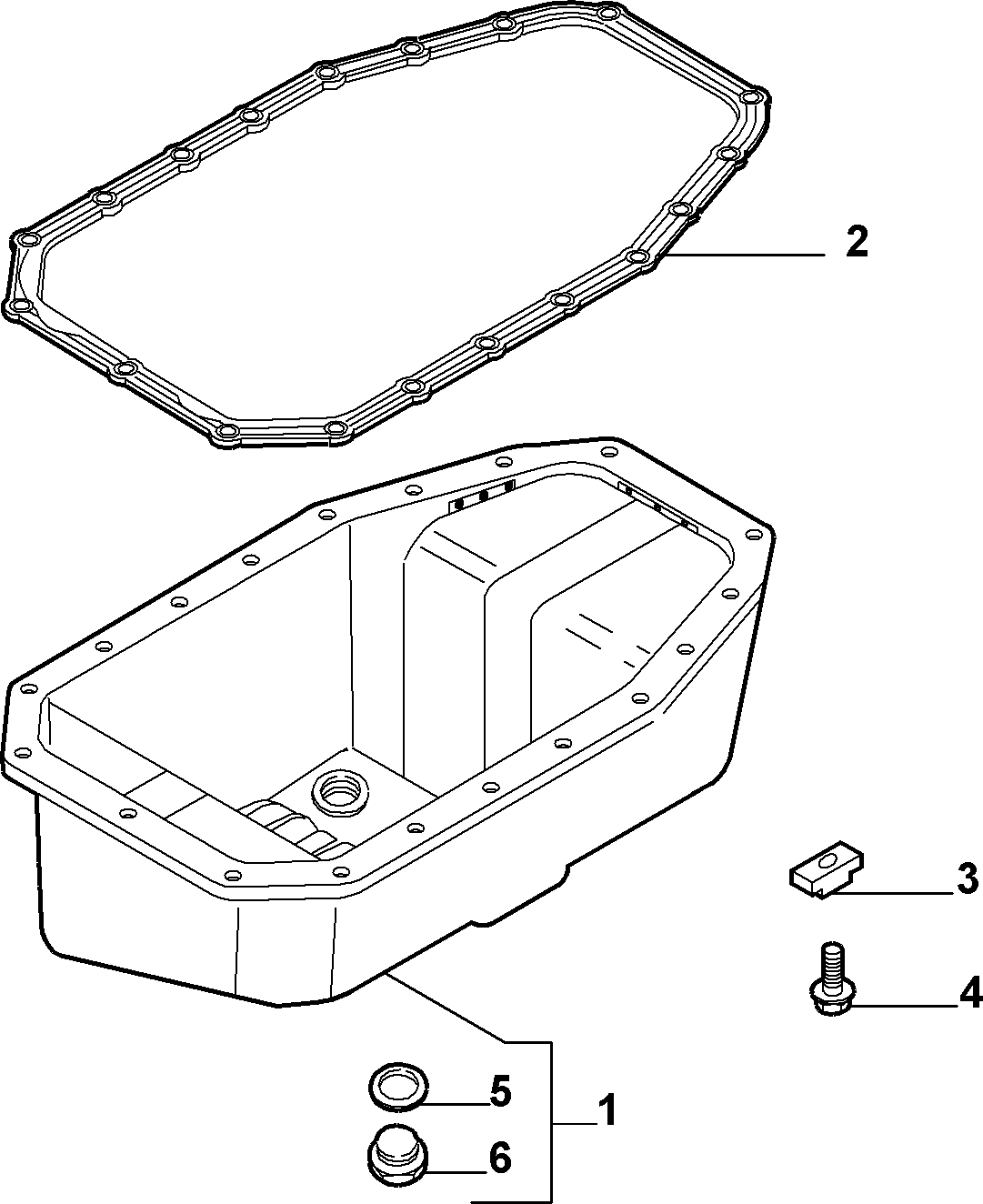 FIAT 16508460 - Conta, yağ boşaltma tapası parts5.com