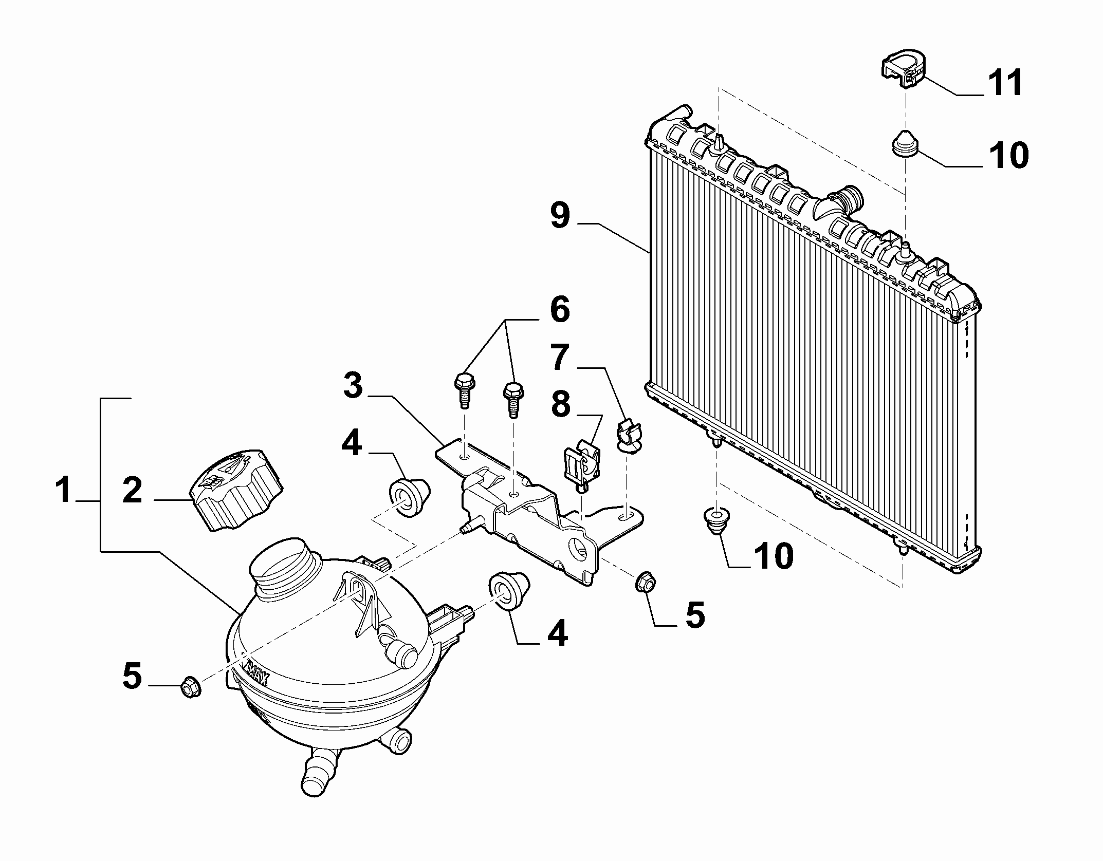 FIAT 9681593380 - Sealing Cap, coolant tank parts5.com