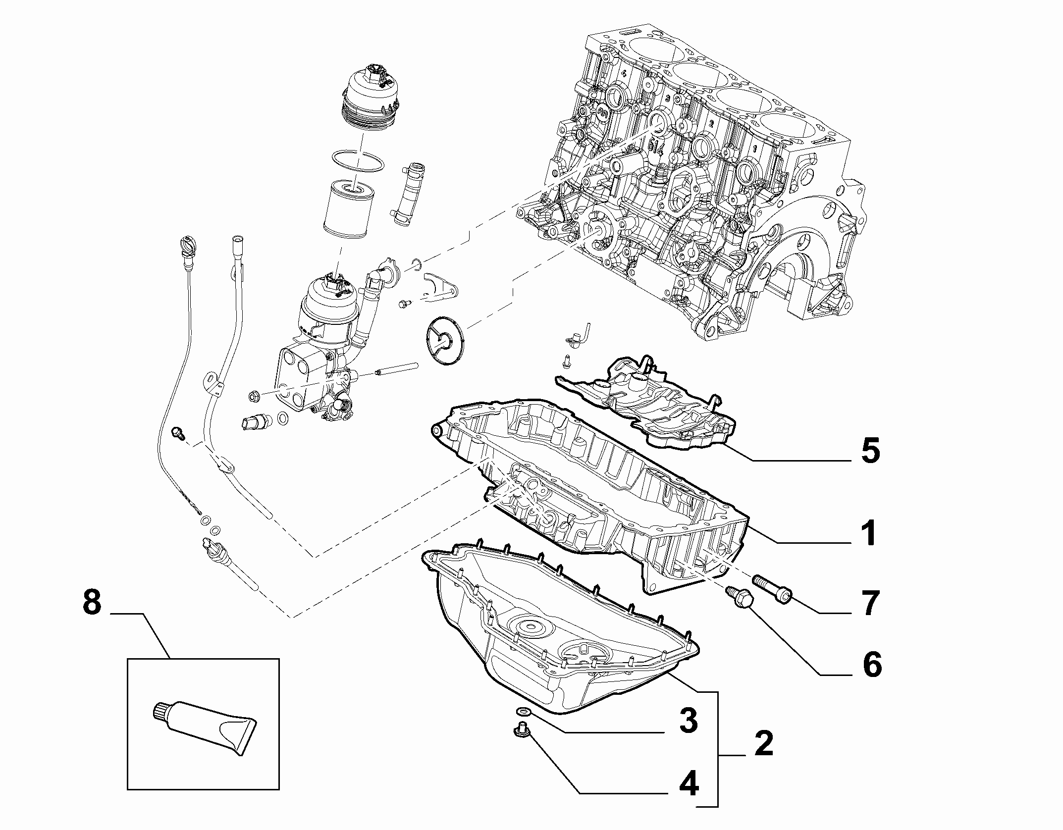 FIAT 9400313409 - Brtveni prsten, vijak za ispuštanje ulja parts5.com