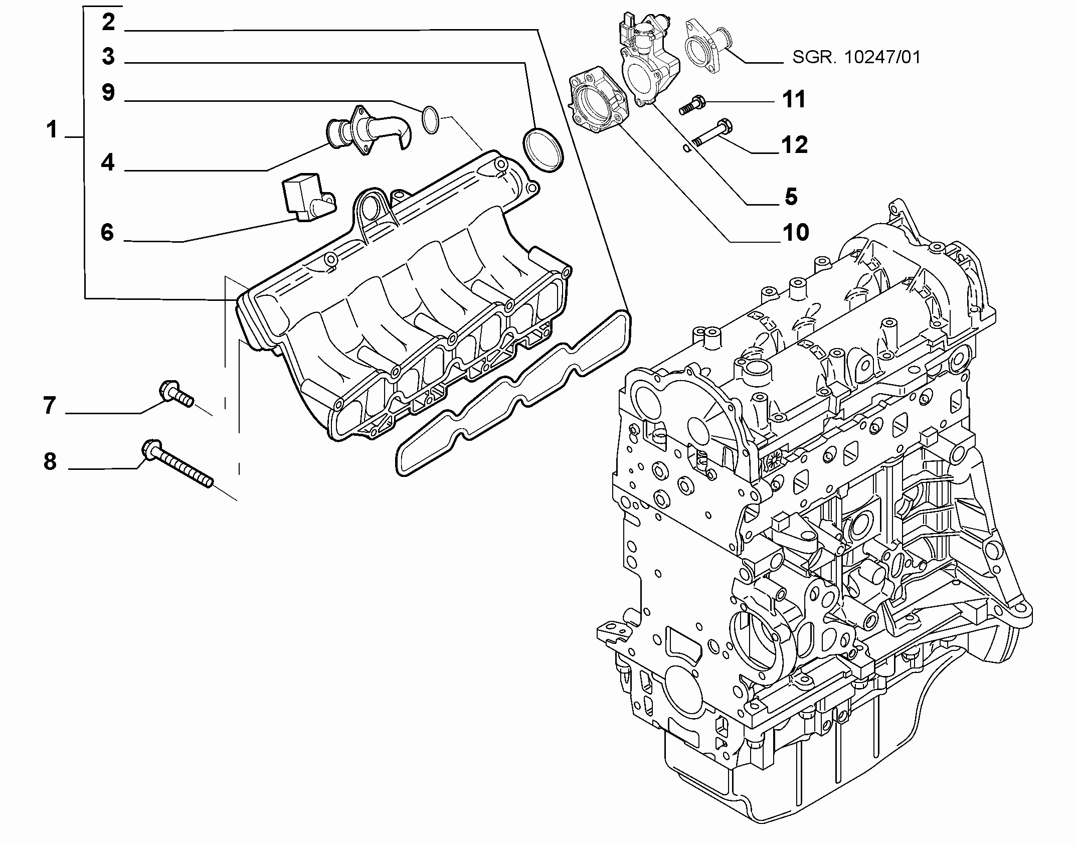 Chrysler 55 219 298 - Sensor, boost pressure parts5.com