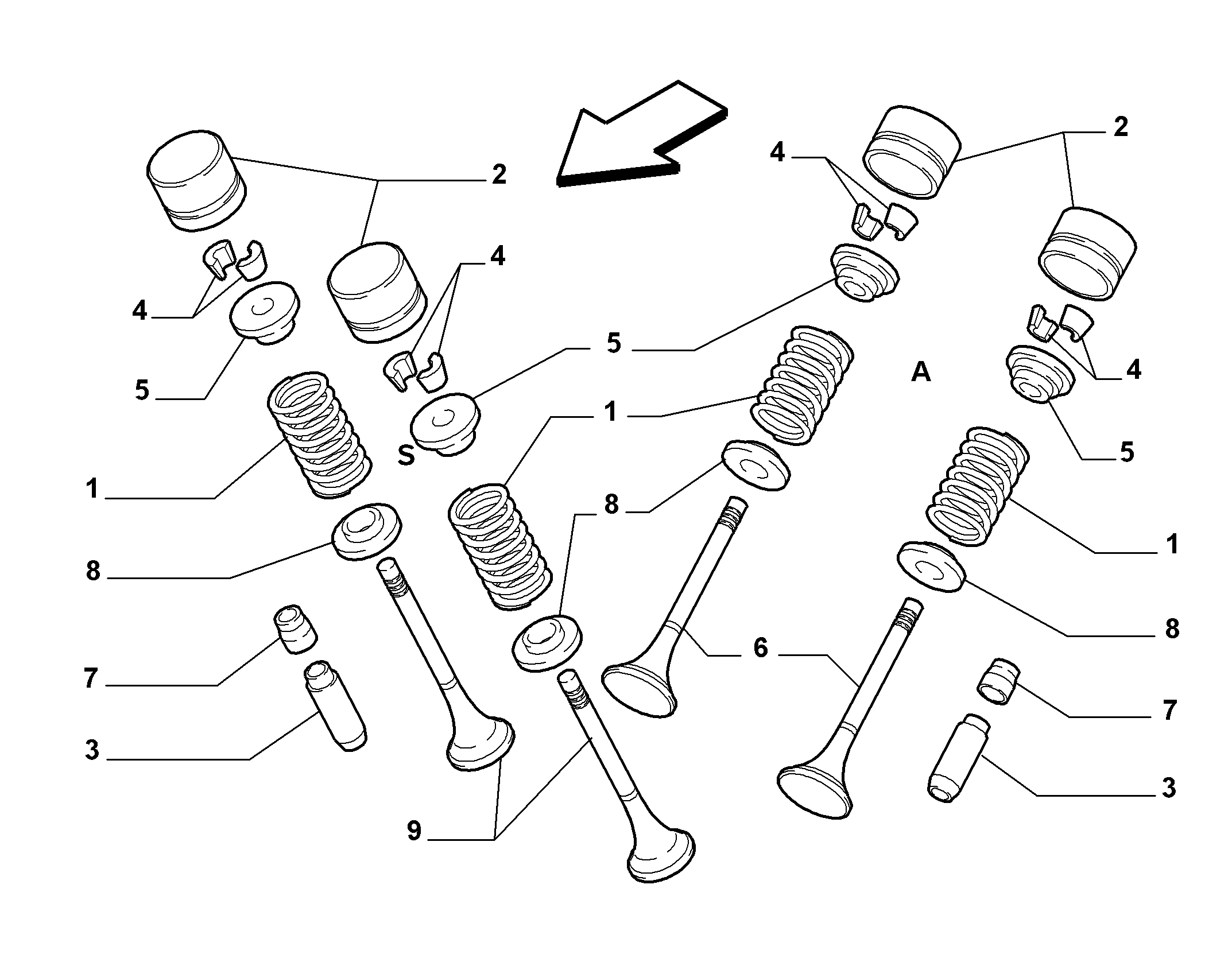 Jeep 46470334 - Tesniaci krúżok drieku ventilu parts5.com