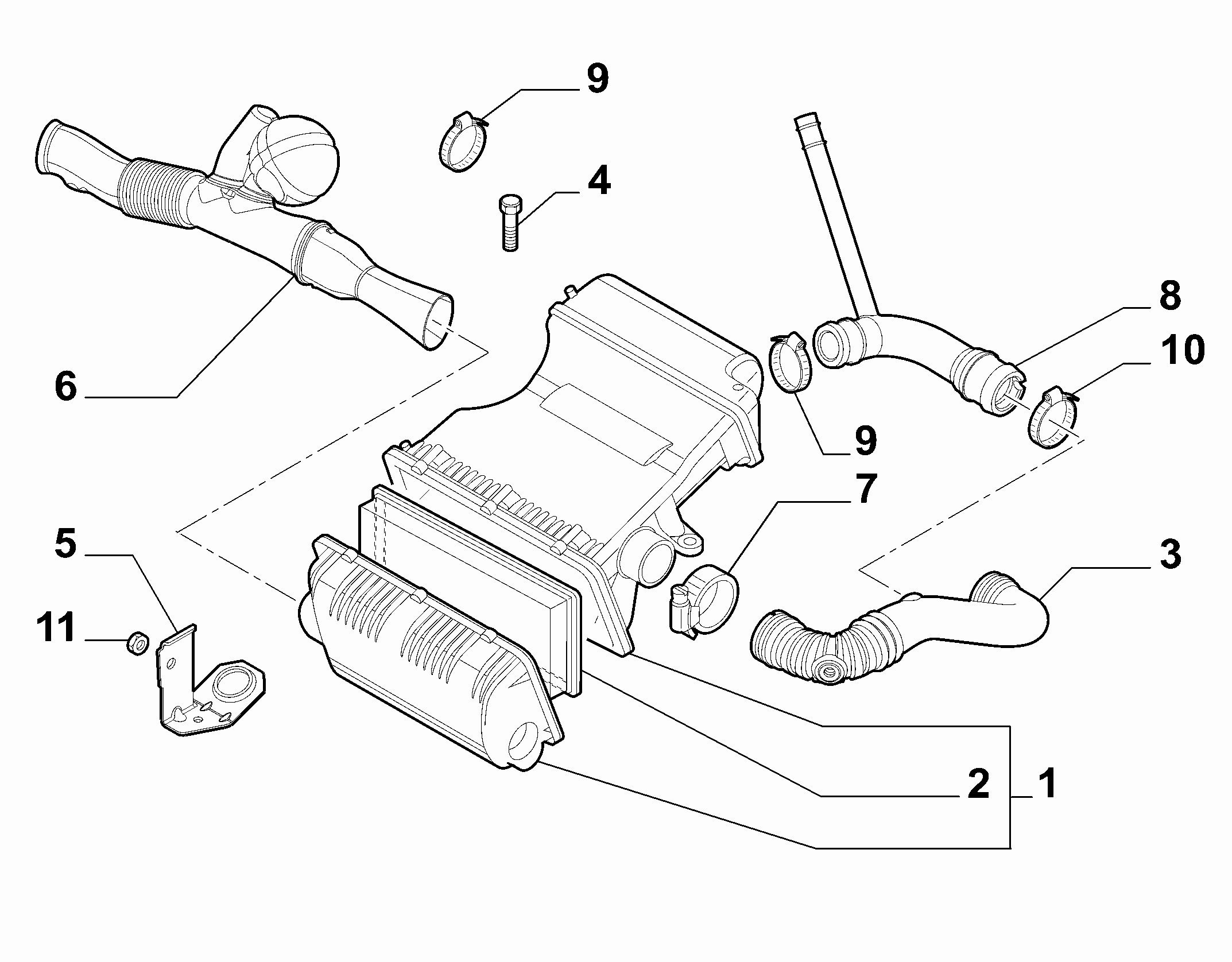 FIAT 51775340 - Filtru aer parts5.com