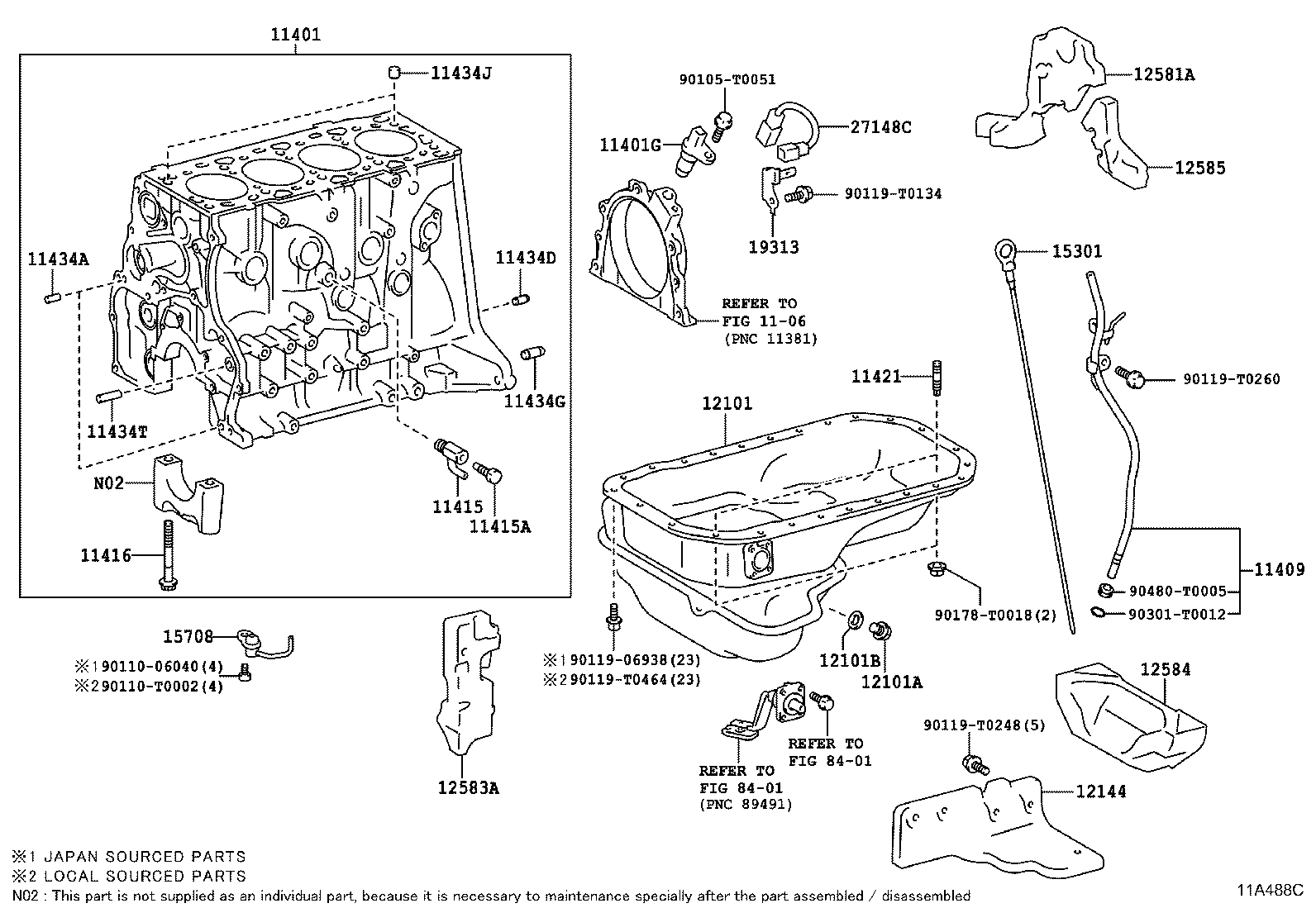 TOYOTA 9008043030 - Tesniaci krúżok, vypúżżacia skrutka oleja parts5.com