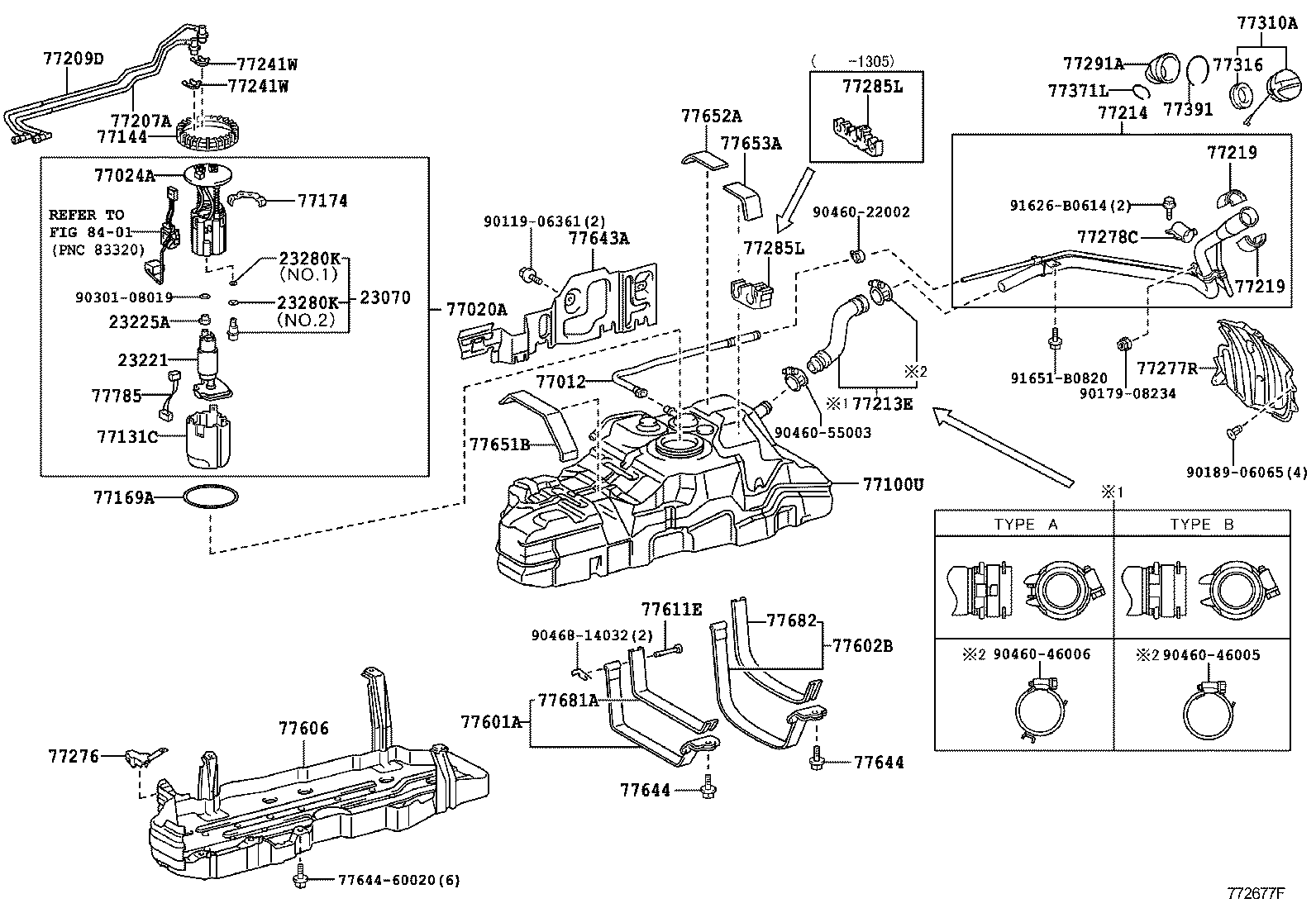 TOYOTA 2322031430* - Fuel Pump parts5.com