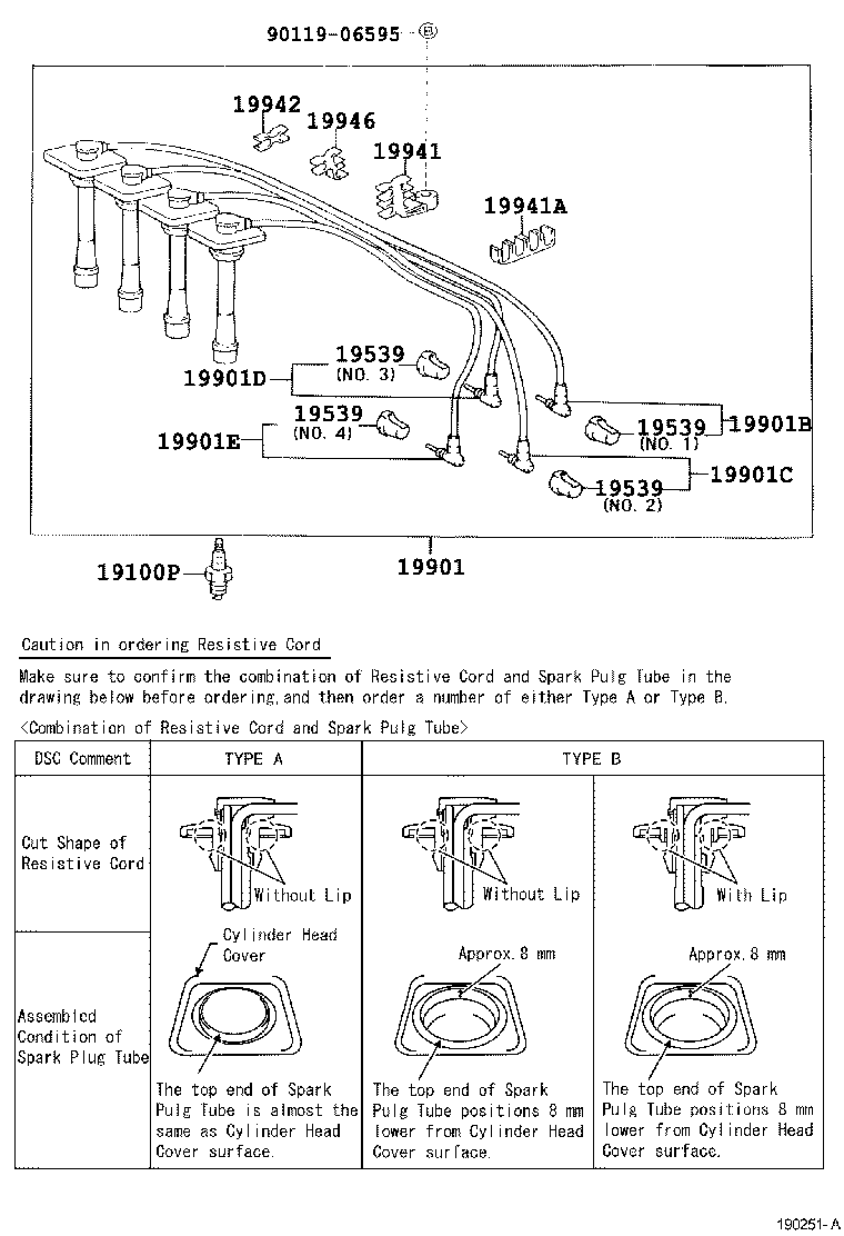 FAW 90919 01176 - Vzigalna svecka parts5.com