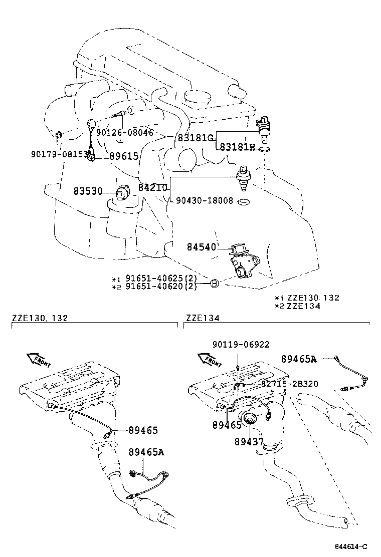 TOYOTA 8946513030 - Sonda Lambda parts5.com