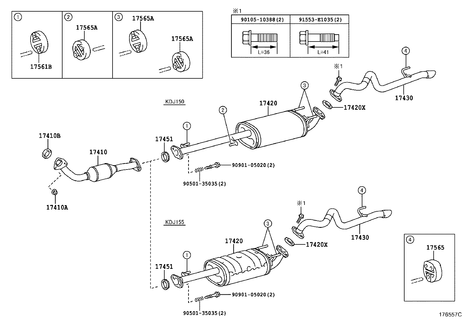 TOYOTA 17451-31020 - Uszczelka, rura wylotowa parts5.com