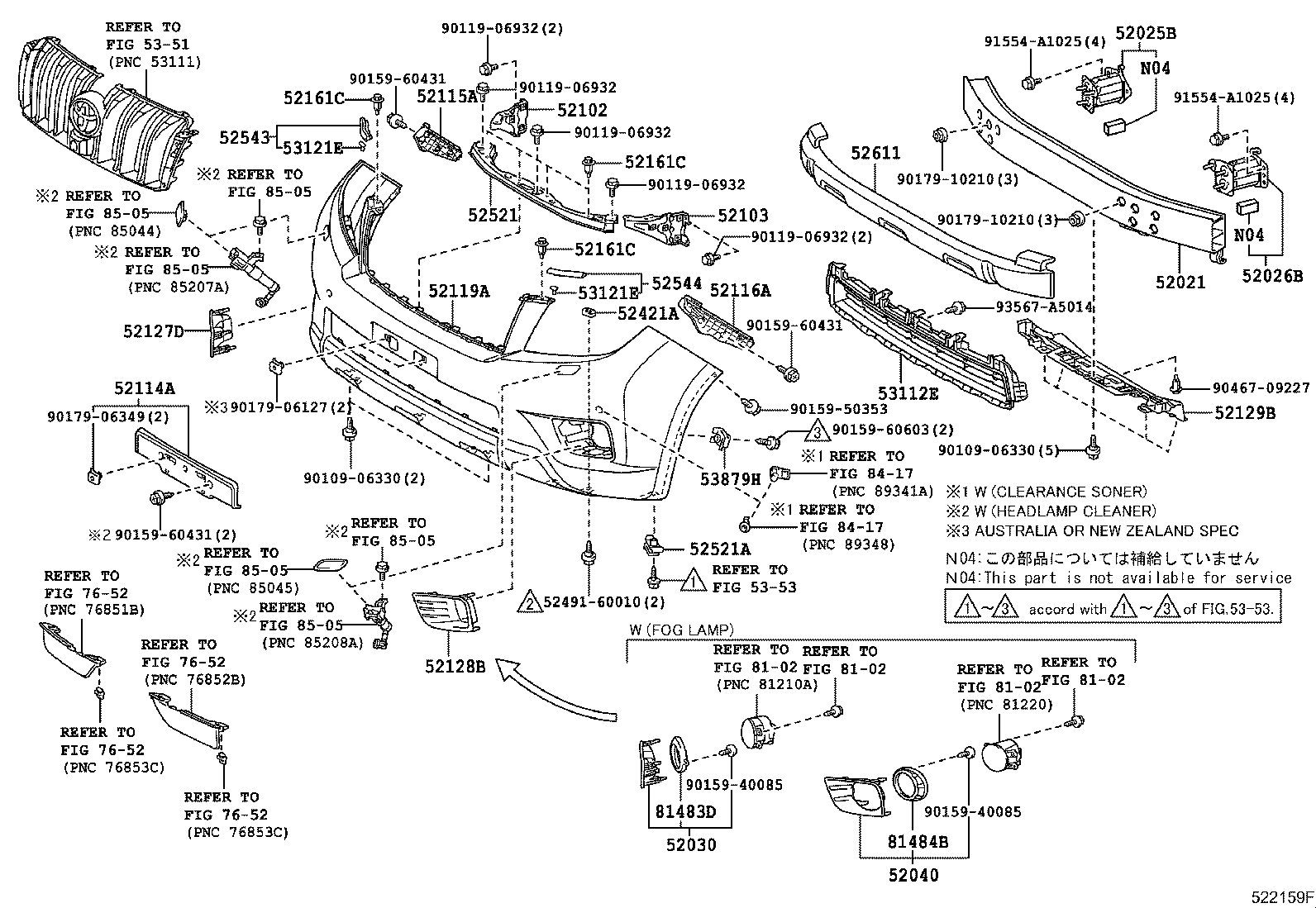 TOYOTA 5252160110 - Φίλτρο αέρα parts5.com