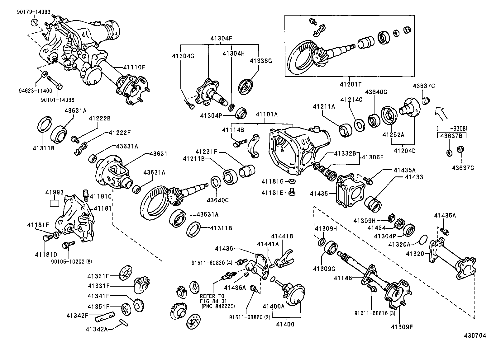 TOYOTA 90311-38134 - Τσιμούχα, διαφορικό parts5.com