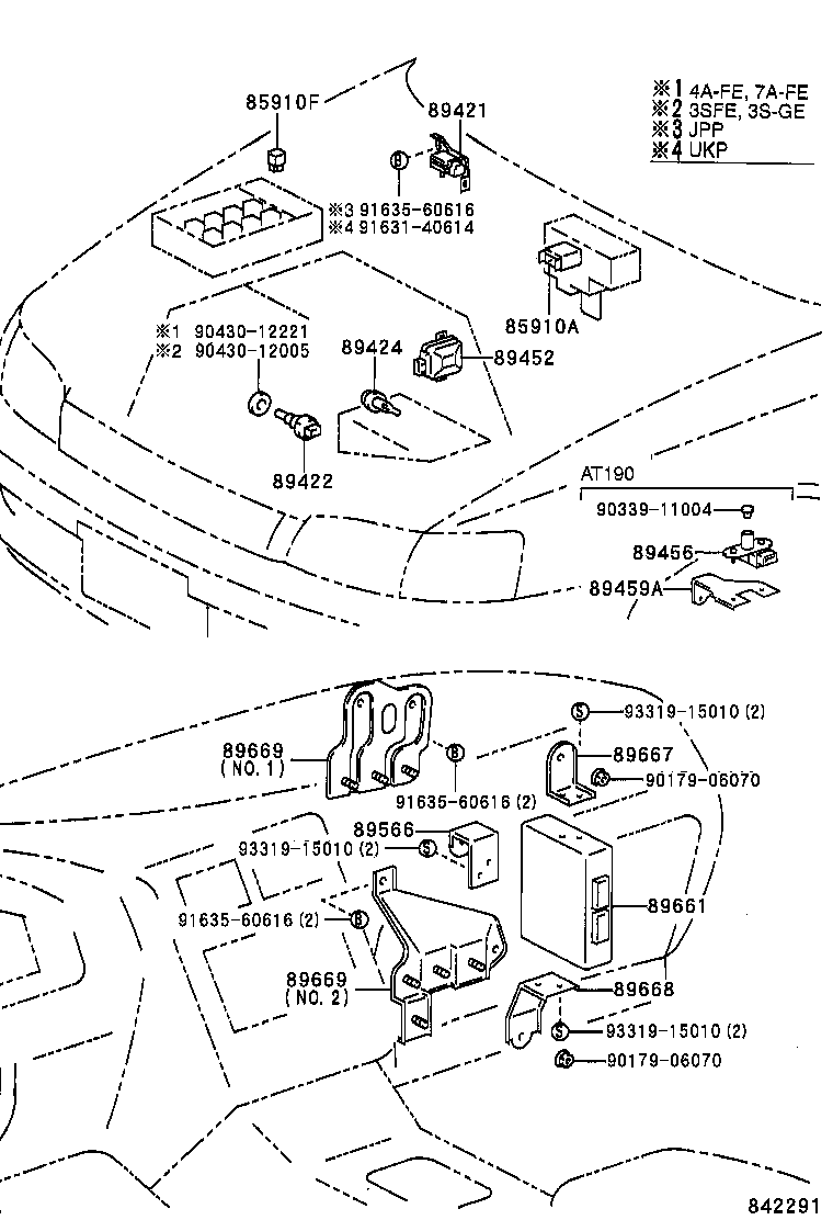 TOYOTA 89422-05010 - Soğutucu akışkan sıcaklık sensörü parts5.com