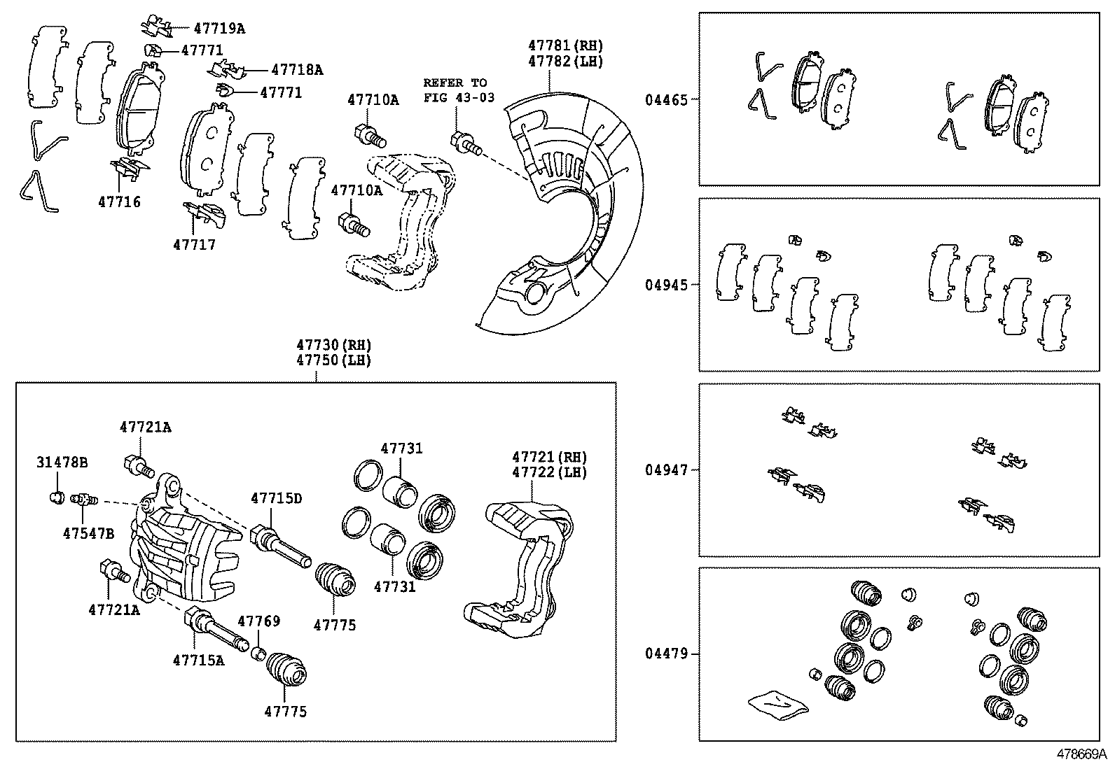 TOYOTA 04945-42060 - Анти-вибрационно фолио, накладки parts5.com