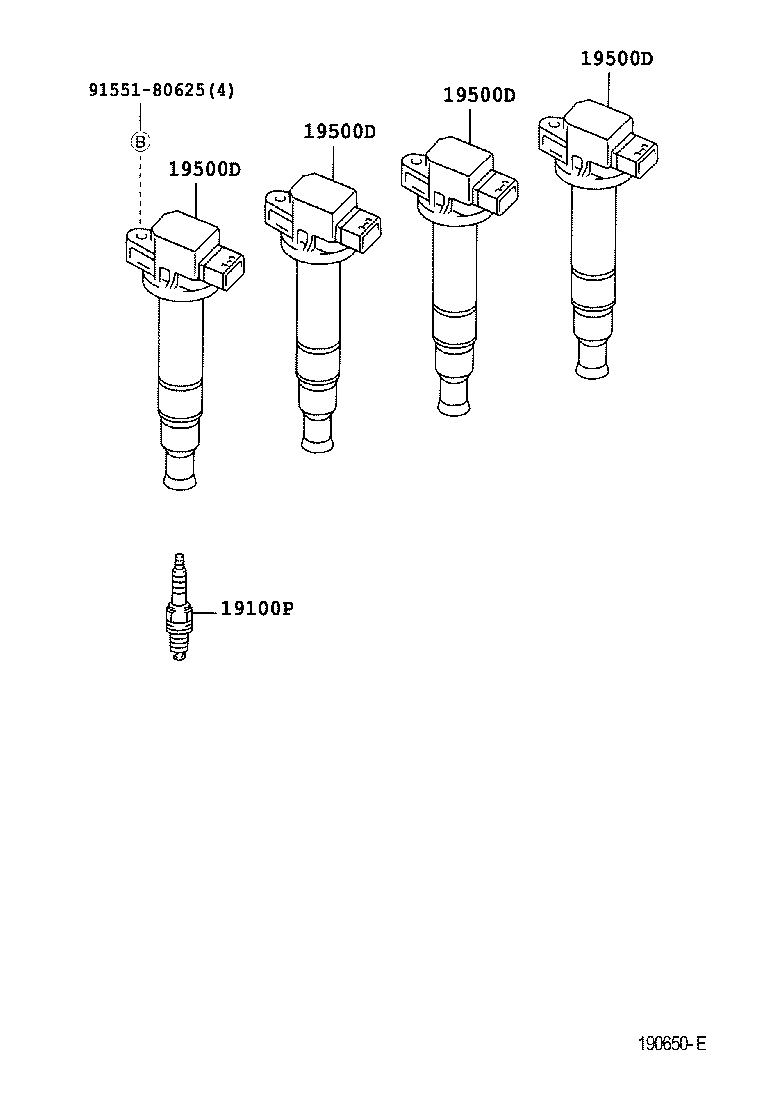 TOYOTA 90919-01164 - Žarnica parts5.com