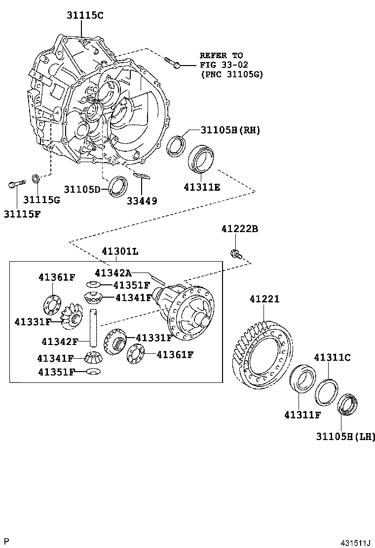 TOYOTA 9031130017 - Shaft Seal, intermediate shaft parts5.com