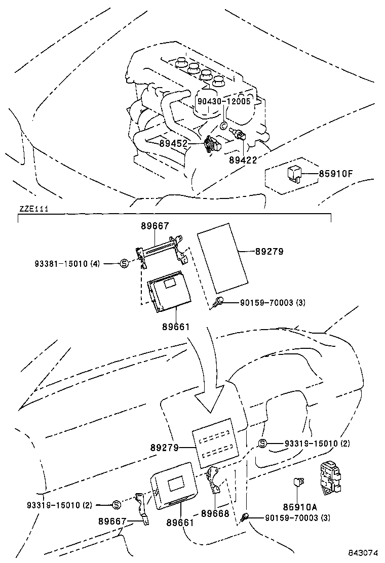 TOYOTA 89452-05010 - Sensor, throttle position parts5.com