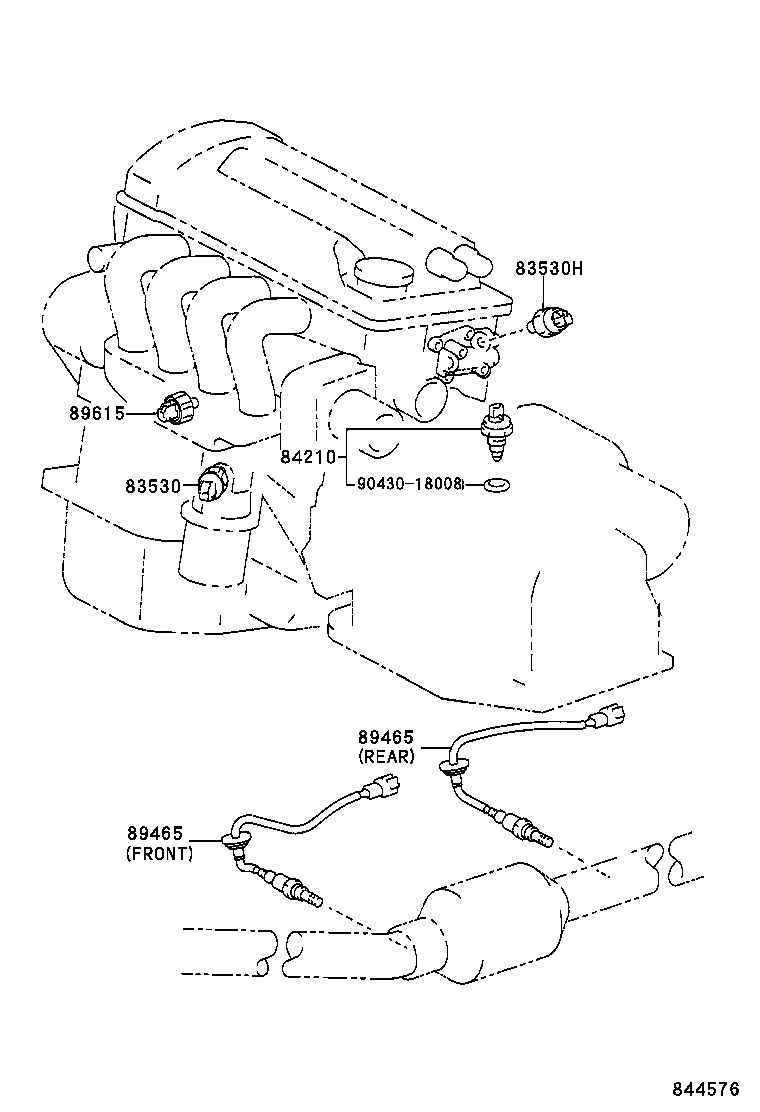 TOYOTA 89465 02090 - Αισθητήρας λάμδα parts5.com