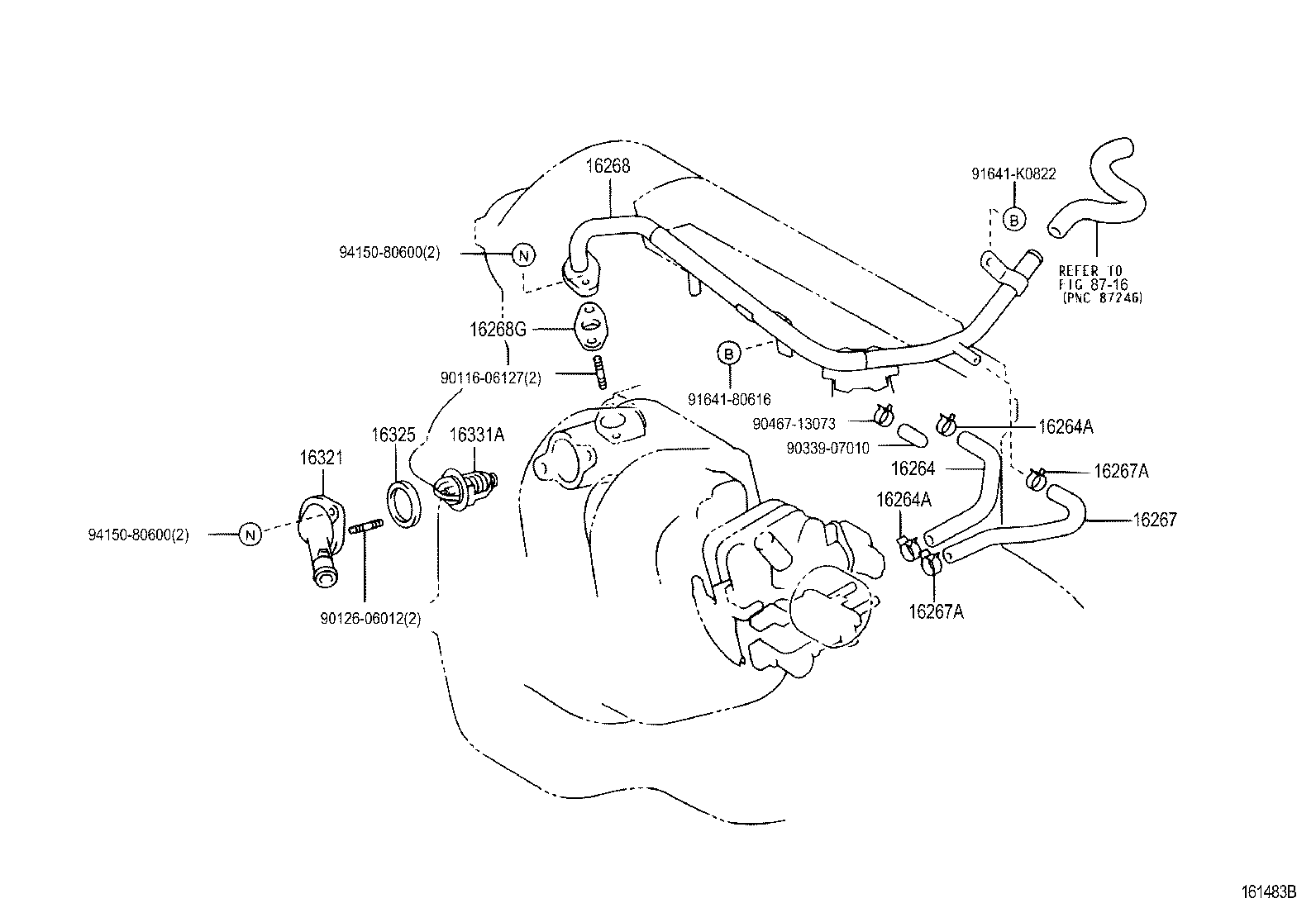 Daihatsu 90916-03084 - Termostaat,Jahutusvedelik parts5.com